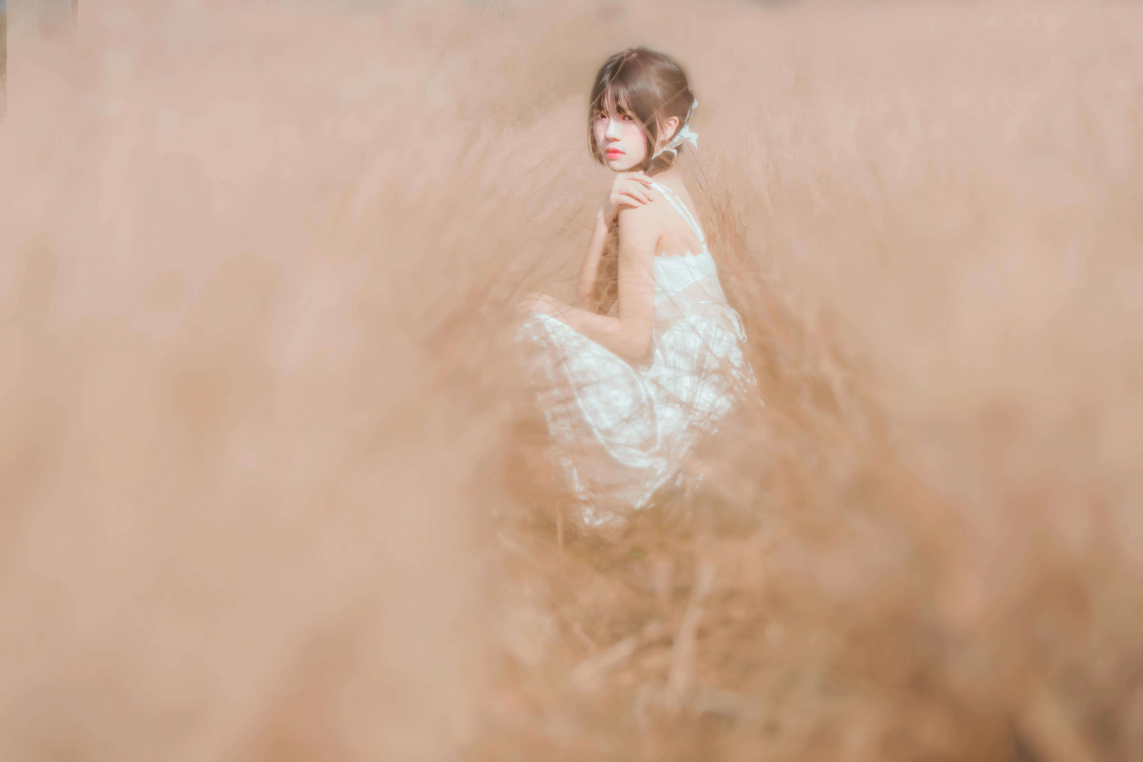 桜桃喵 NO.014 冬眠 白裙上 [48P-674MB]_第1集