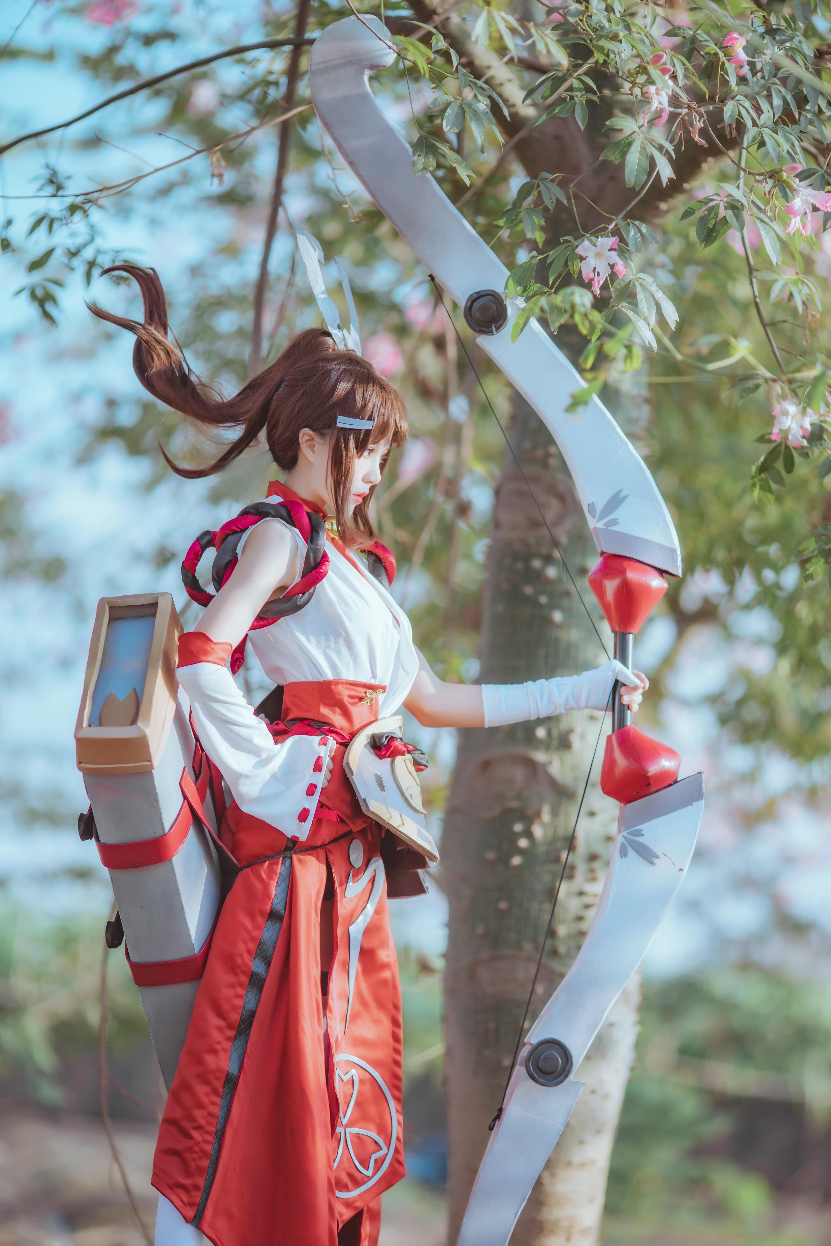 桜桃喵 NO.134 花见巫女 [32P-638MB]_第2集