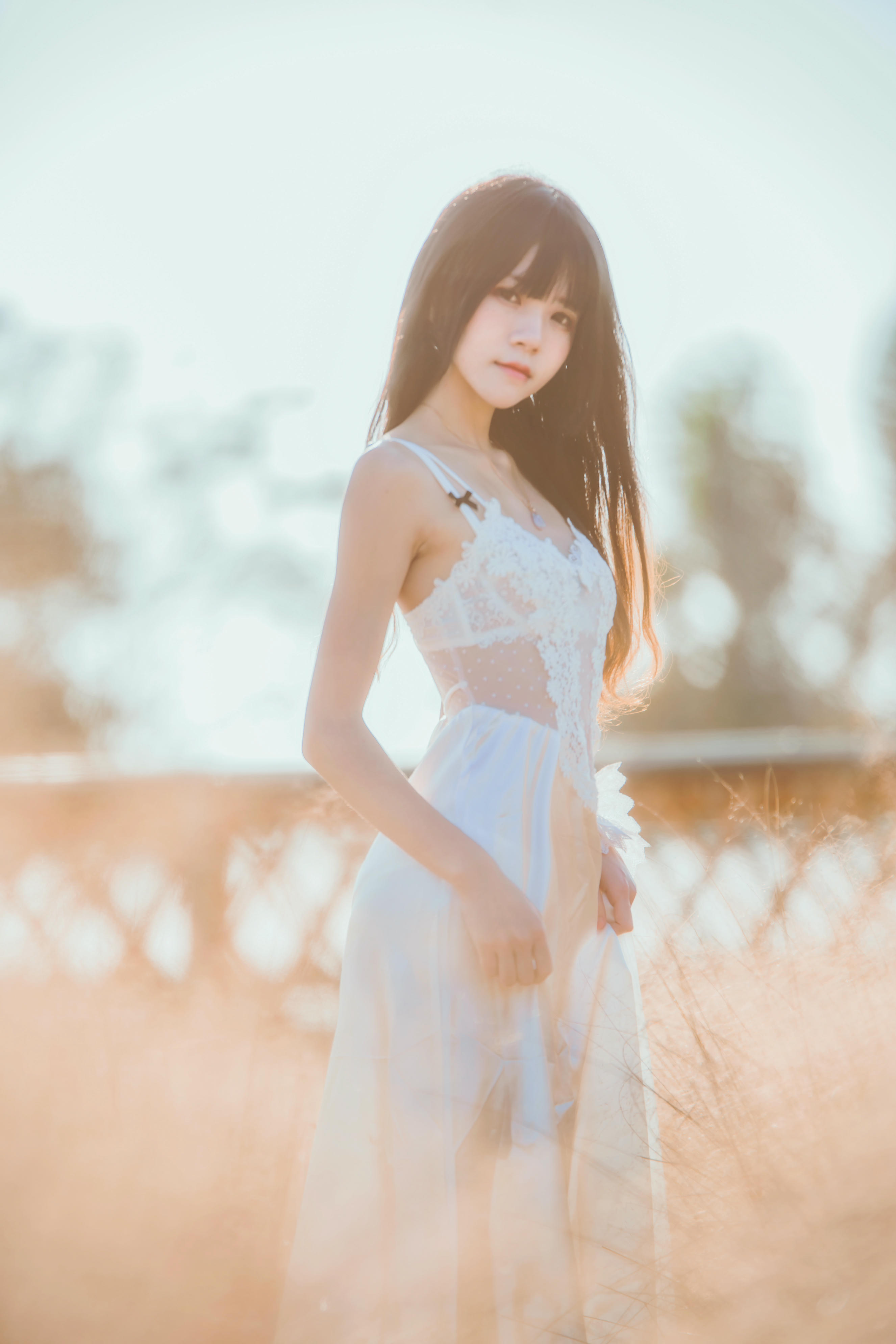 桜桃喵 NO.015 冬眠 白裙下 [45P-601MB]_第1集