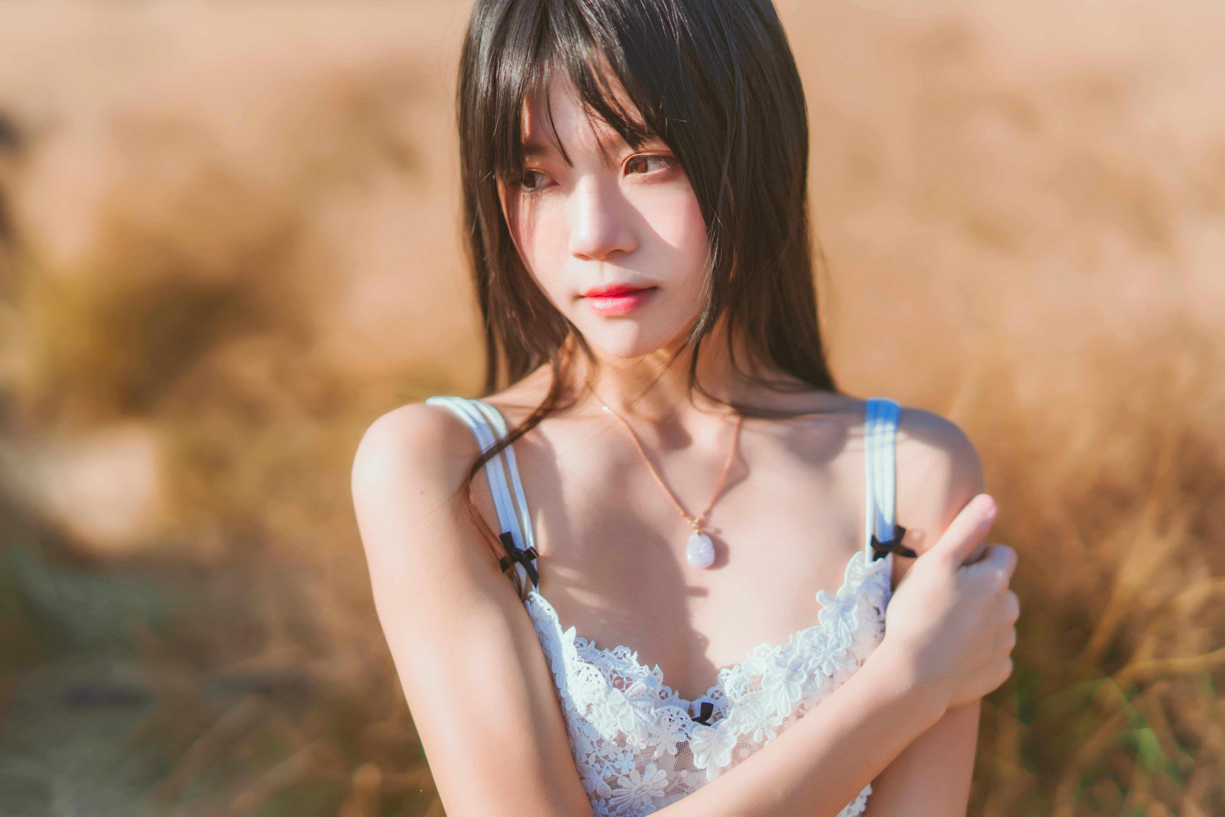 桜桃喵 NO.015 冬眠 白裙下 [45P-601MB]_第1集