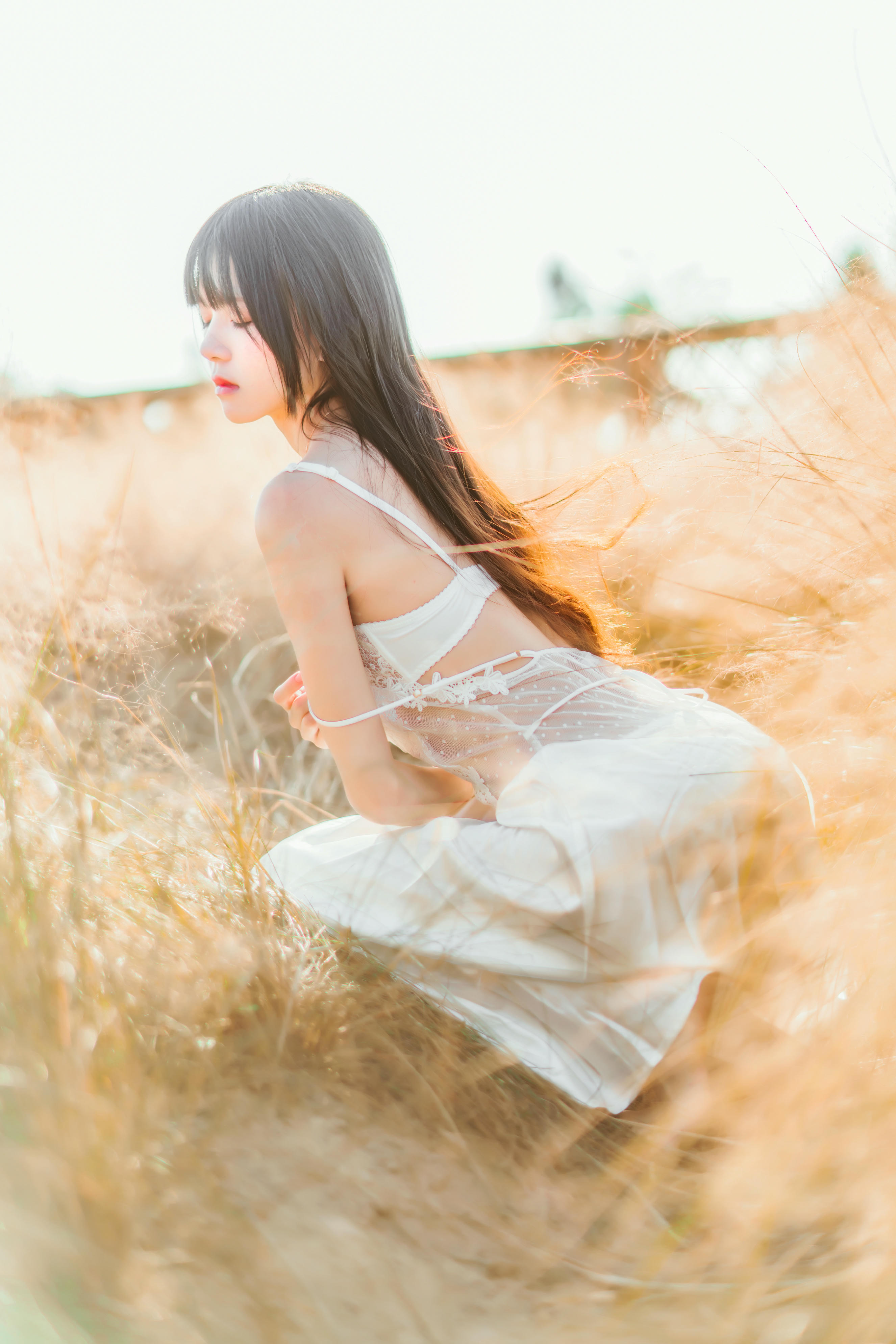 桜桃喵 NO.015 冬眠 白裙下 [45P-601MB]_第1集