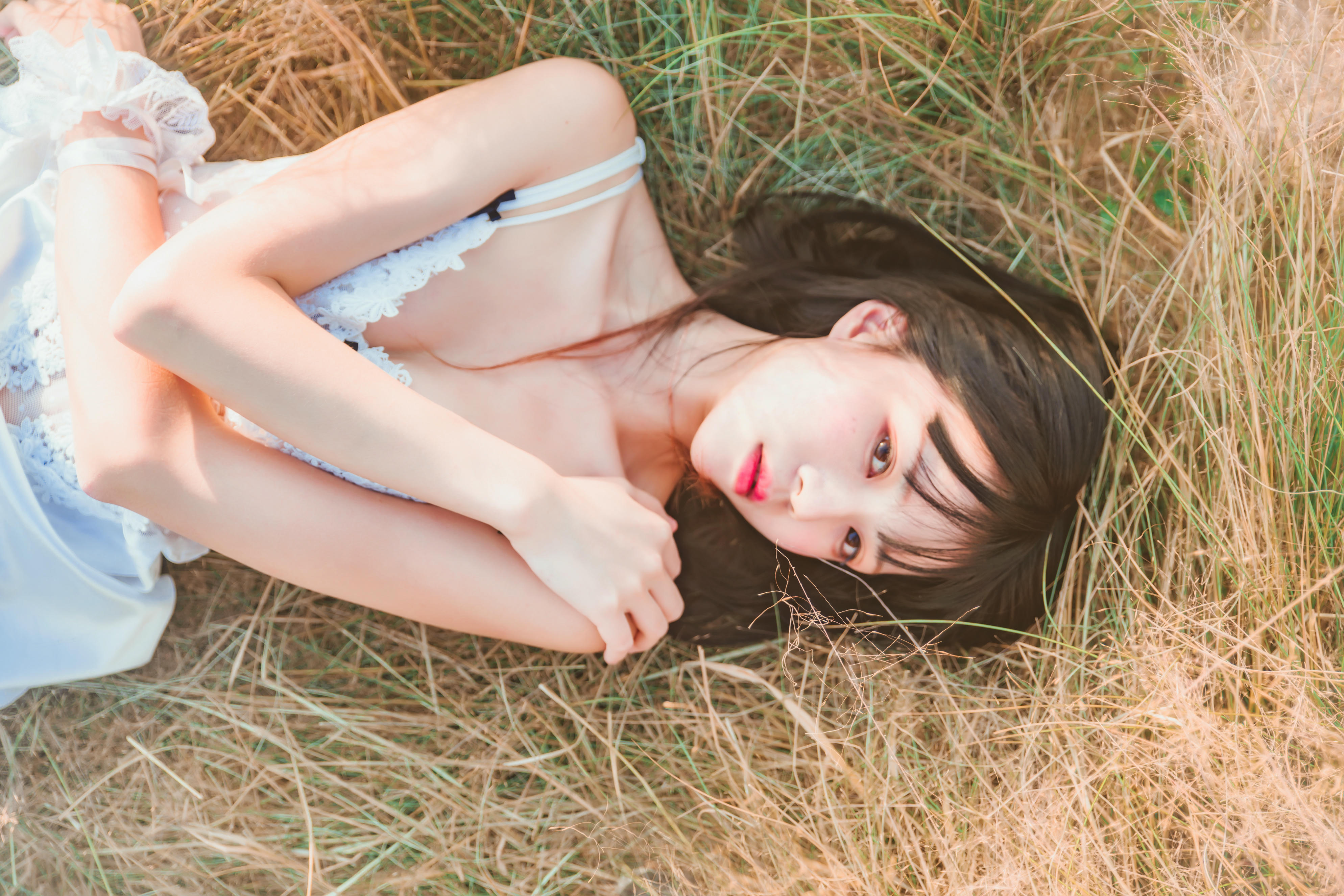 桜桃喵 NO.015 冬眠 白裙下 [45P-601MB]_第2集