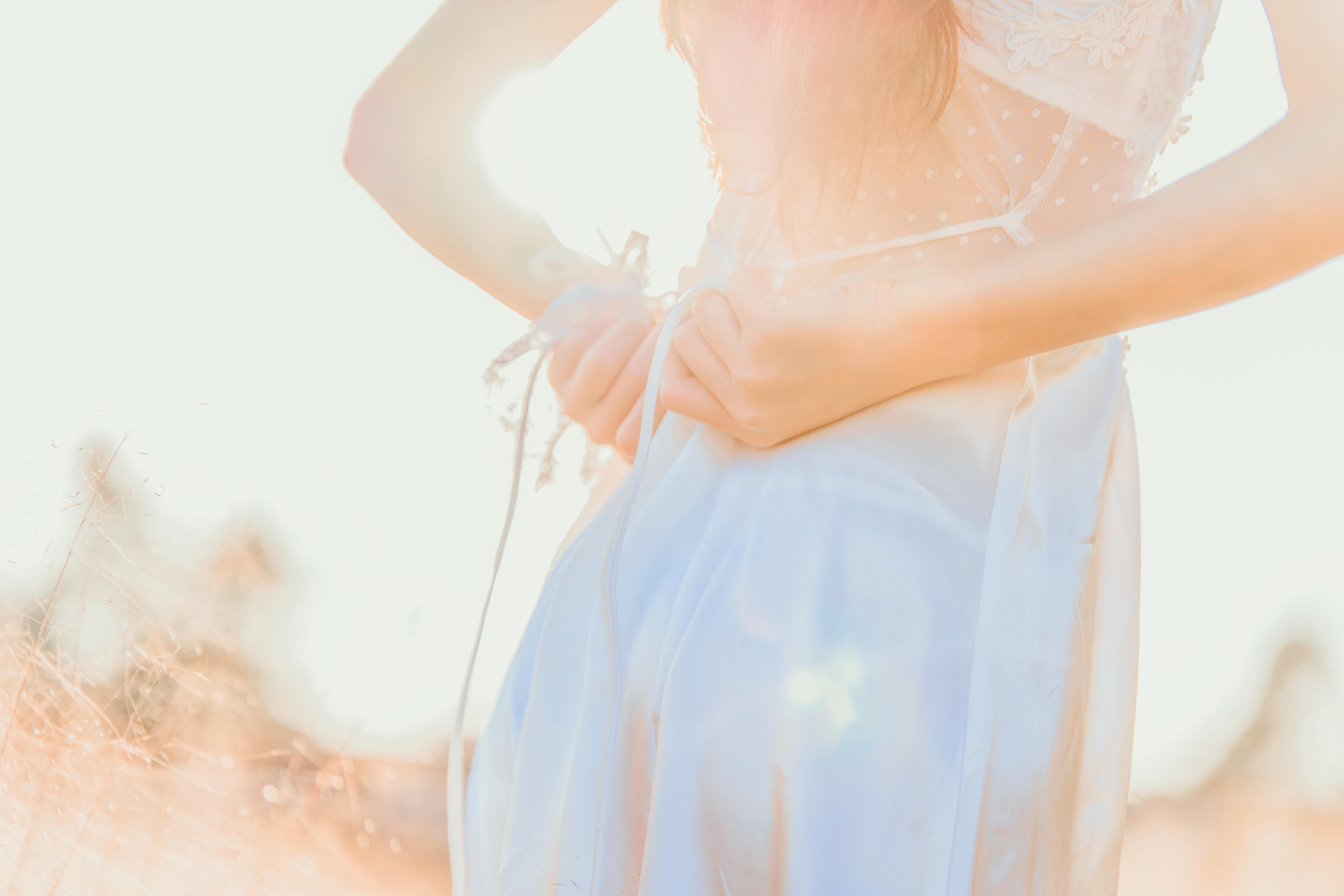 桜桃喵 NO.015 冬眠 白裙下 [45P-601MB]_第2集