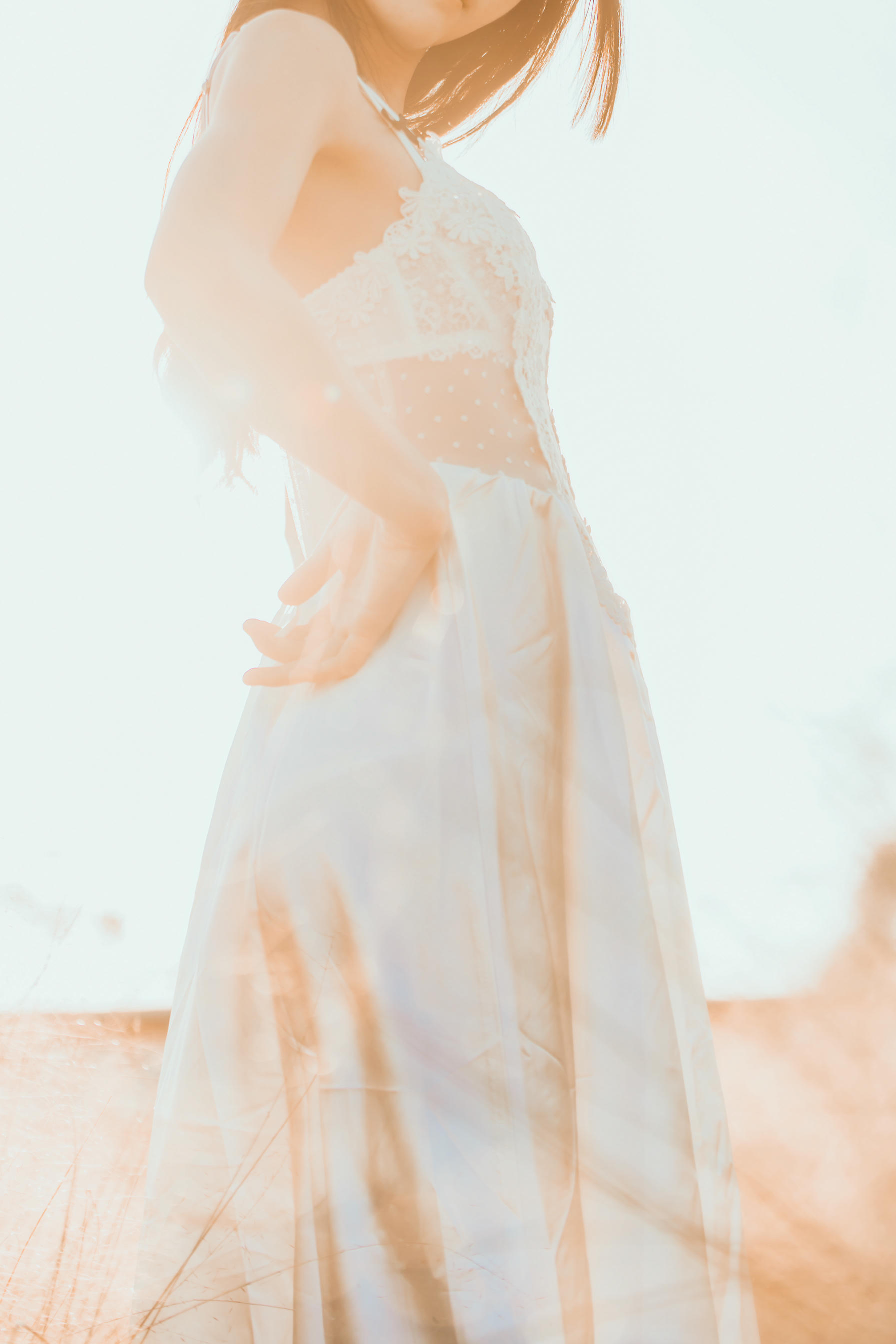 桜桃喵 NO.015 冬眠 白裙下 [45P-601MB]_第2集