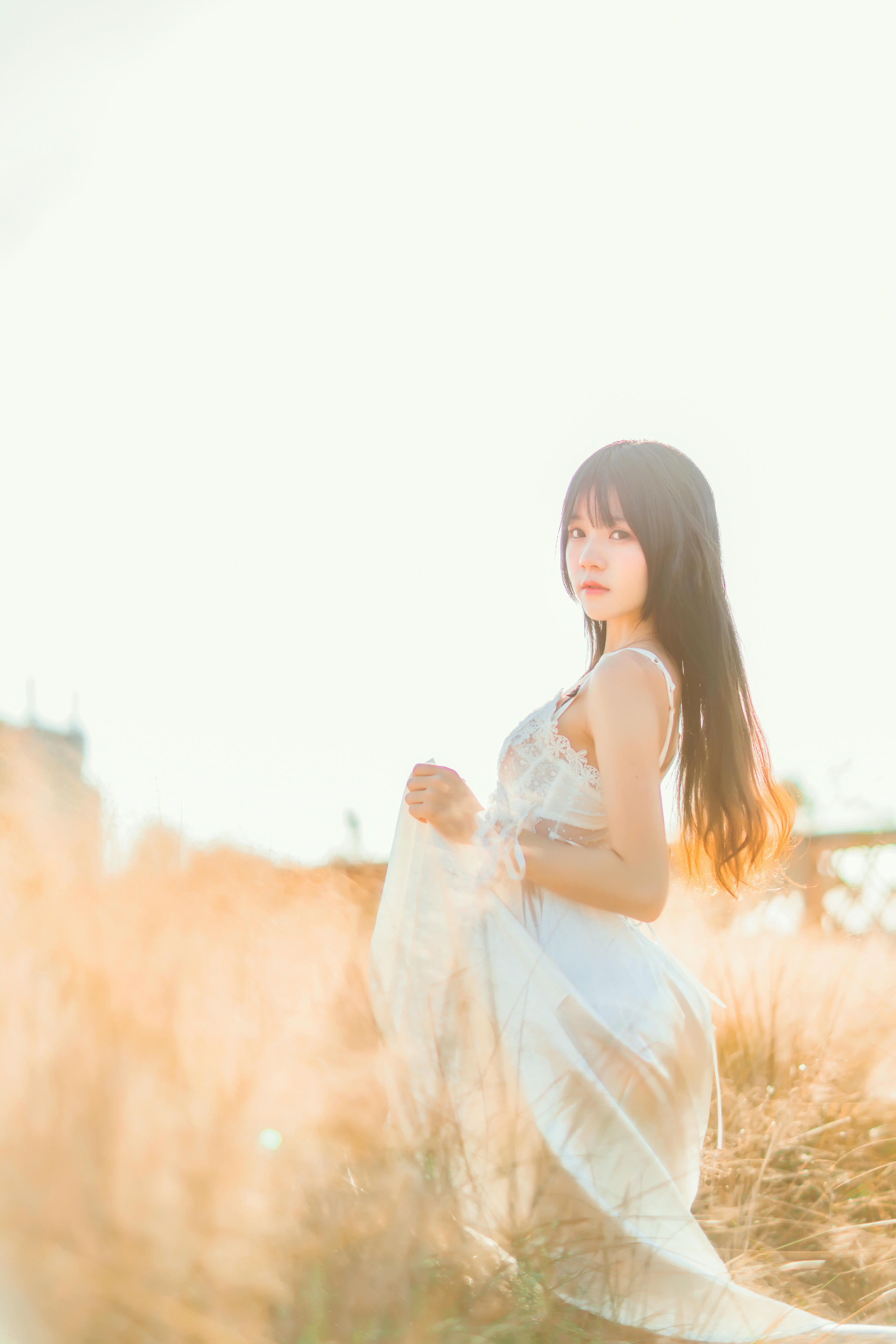 桜桃喵 NO.015 冬眠 白裙下 [45P-601MB]_第1集