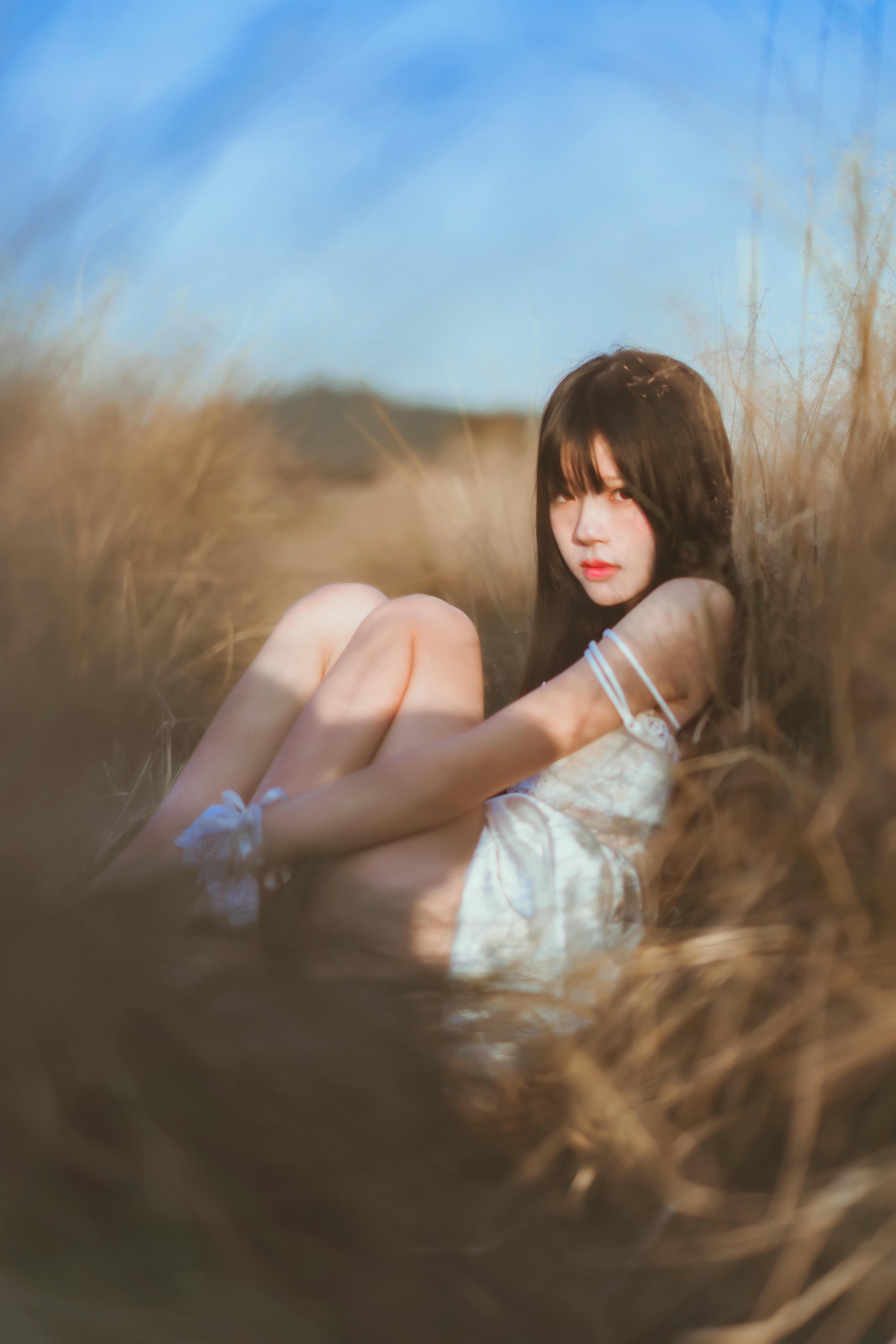 桜桃喵 NO.015 冬眠 白裙下 [45P-601MB]_第3集