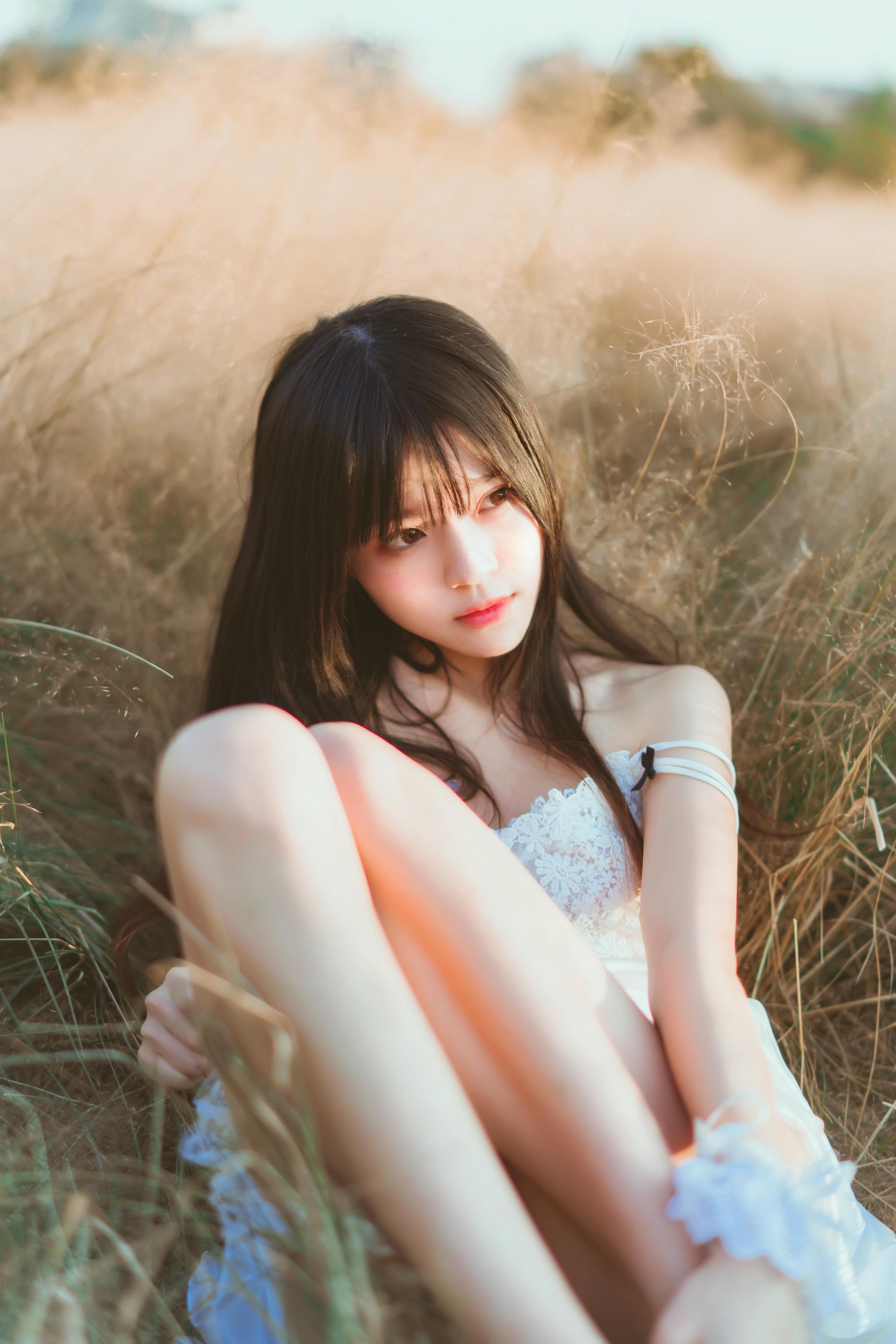 桜桃喵 NO.015 冬眠 白裙下 [45P-601MB]_第3集