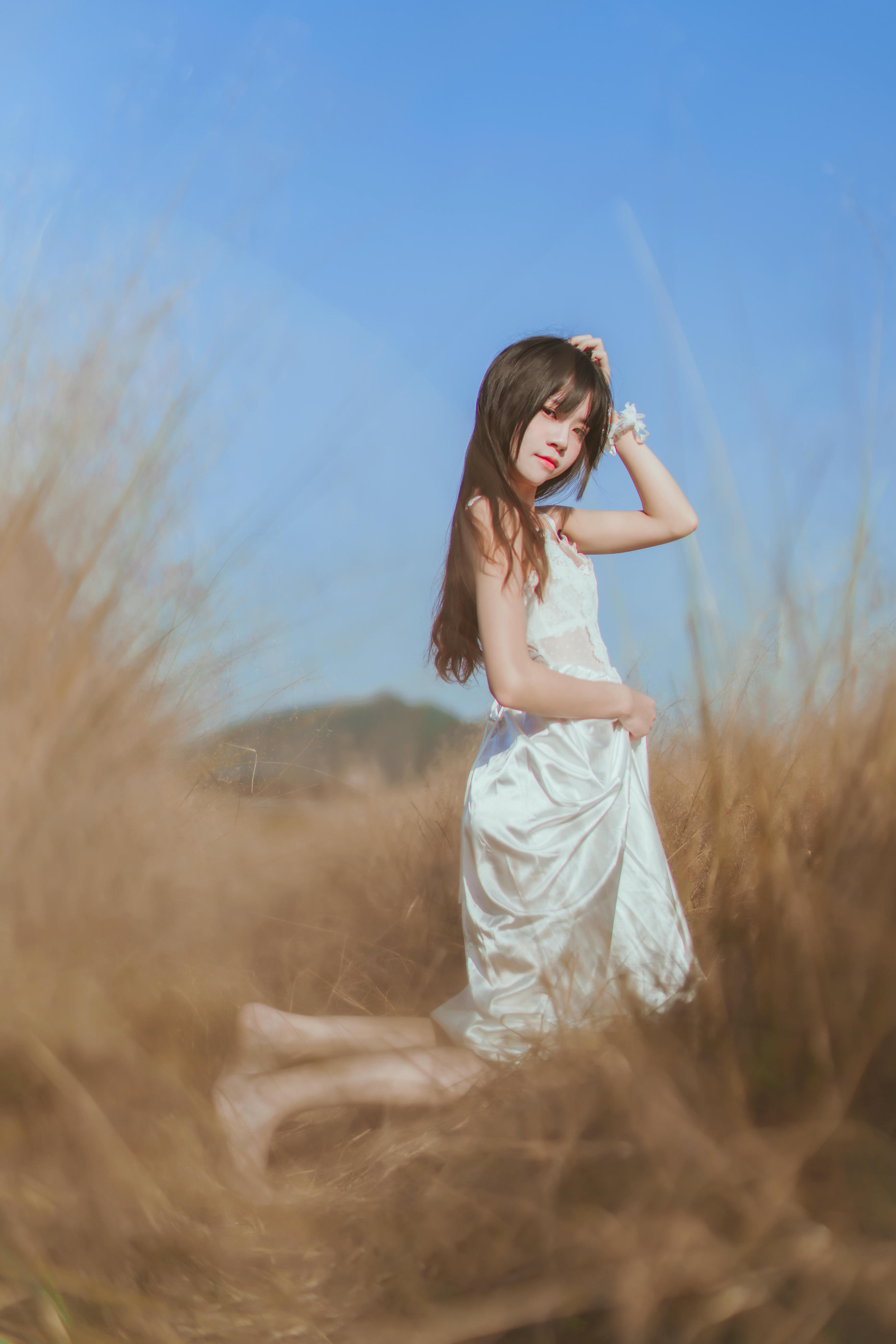 桜桃喵 NO.015 冬眠 白裙下 [45P-601MB]_第1集