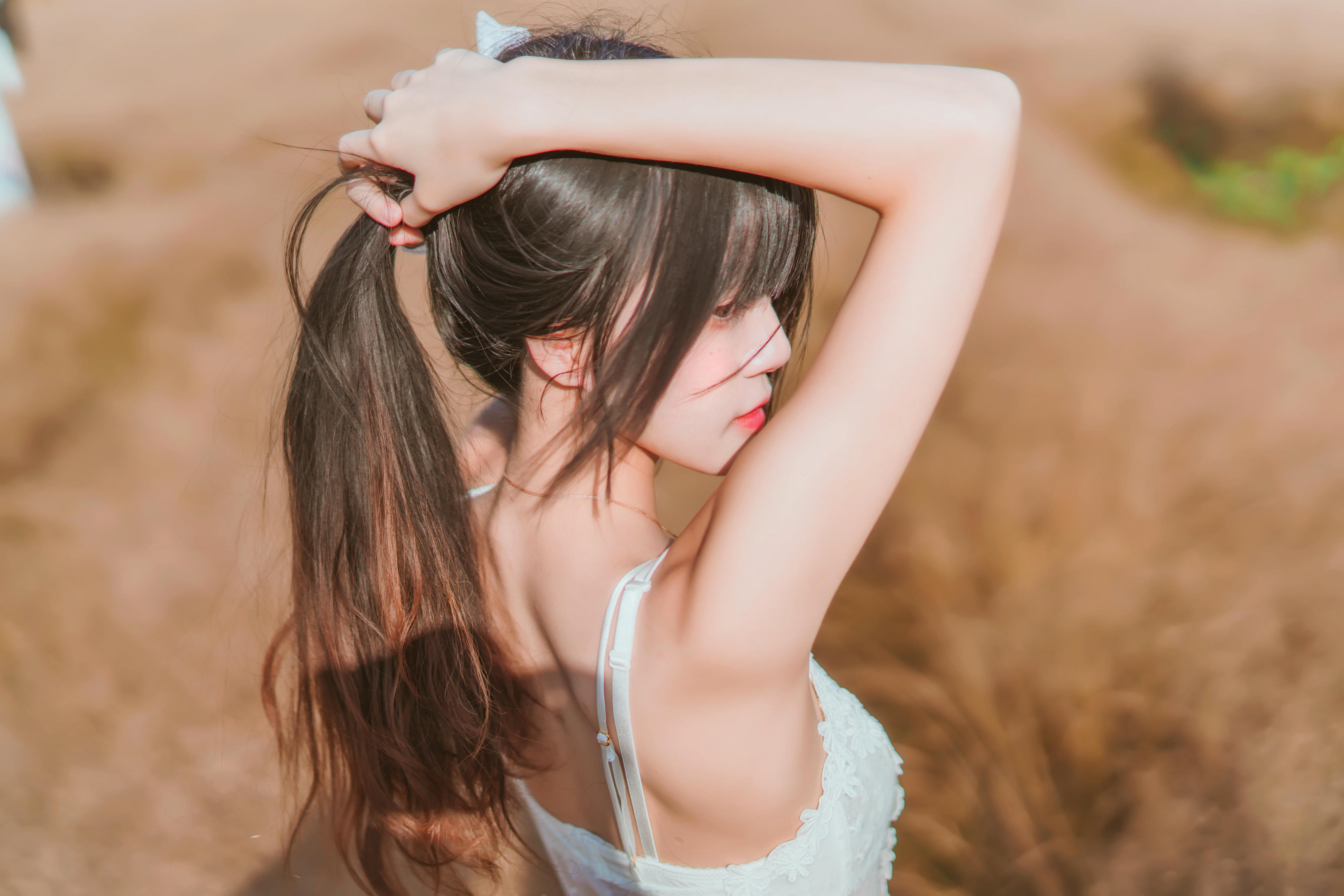 桜桃喵 NO.015 冬眠 白裙下 [45P-601MB]_第1集