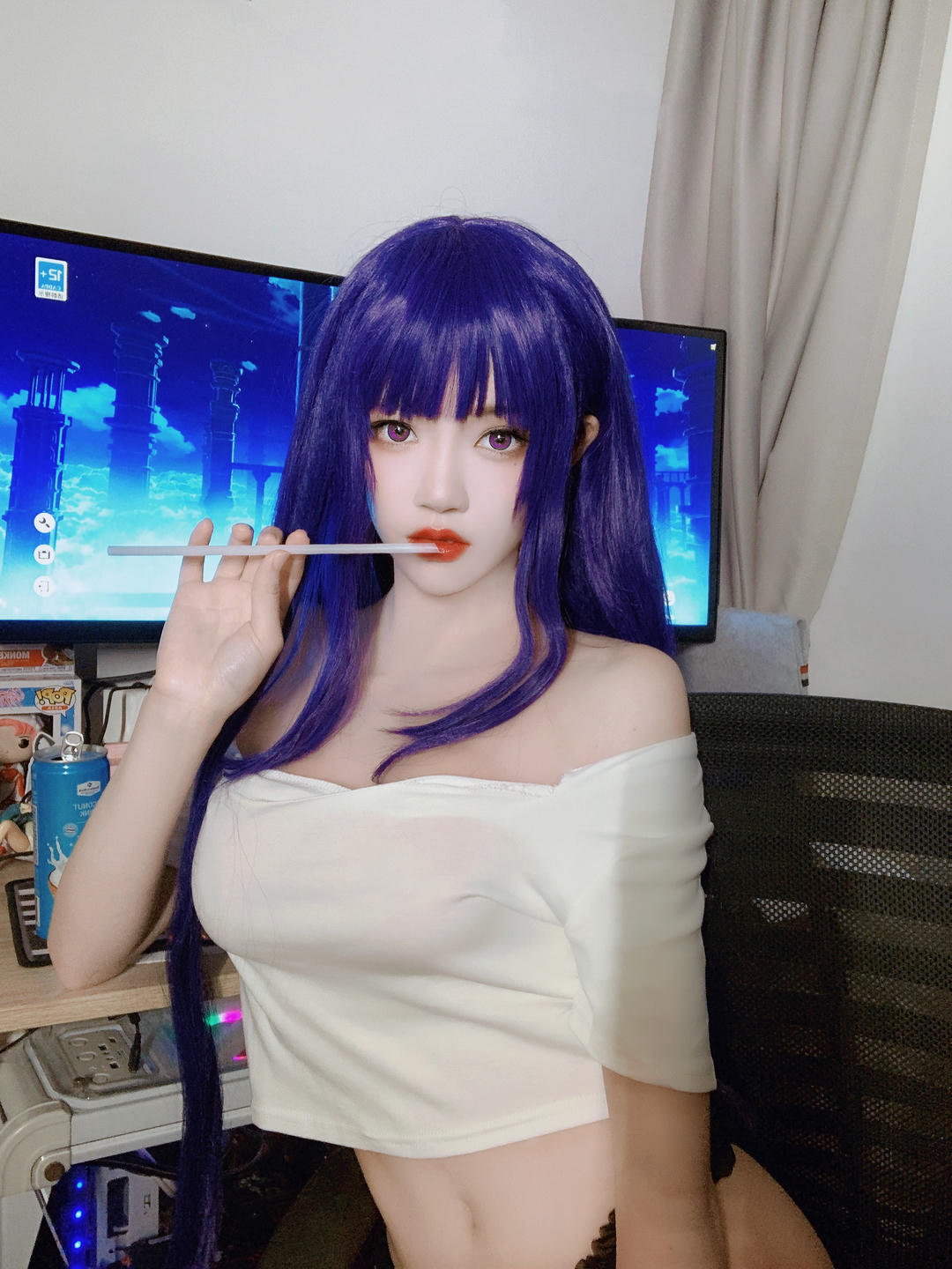 桜桃喵 NO.140 雷电将军同人 [11P 86MB]_第1集