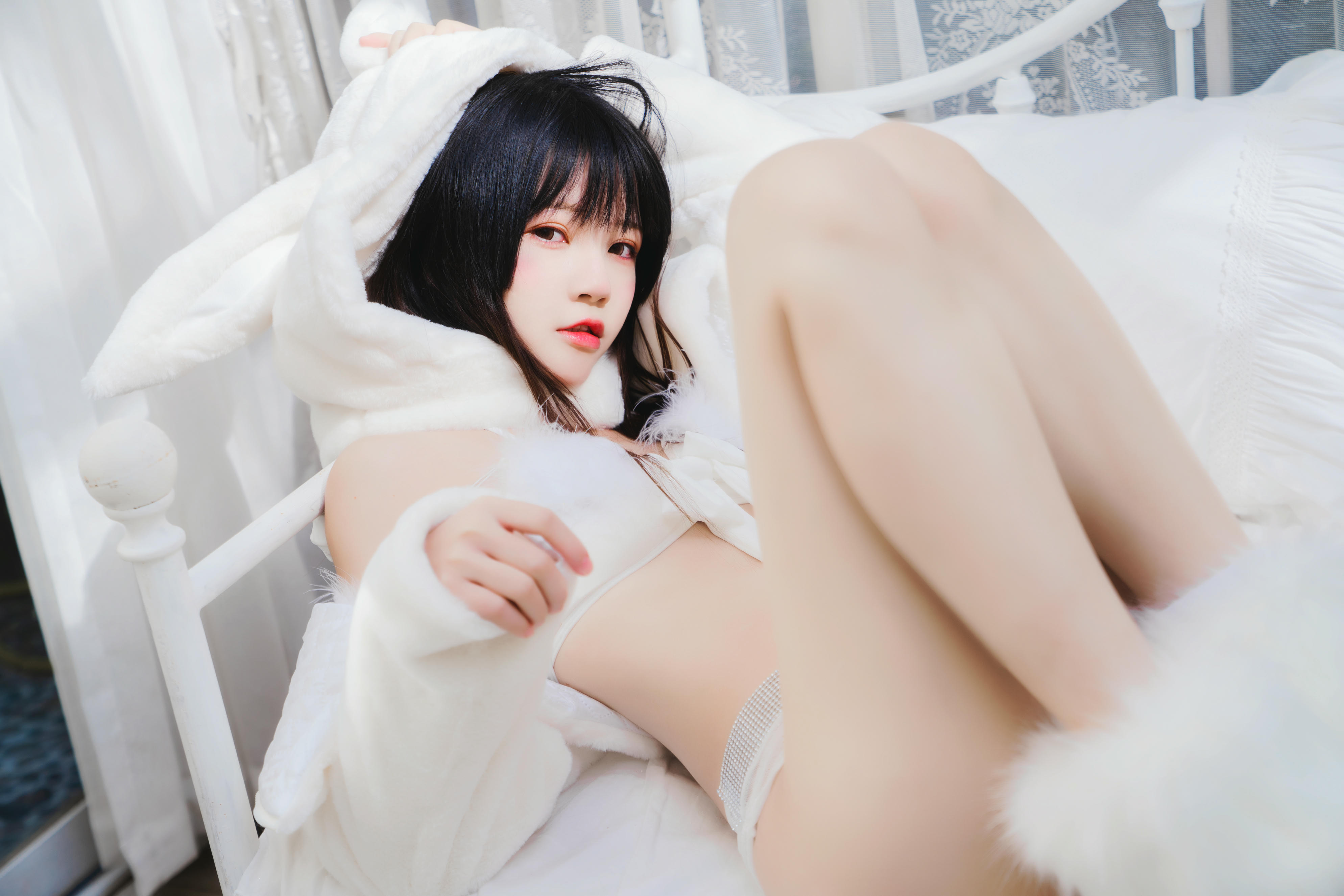 桜桃喵 NO.142 小白兔 [97P 1.37GB]-小白兔01（48p_第2集