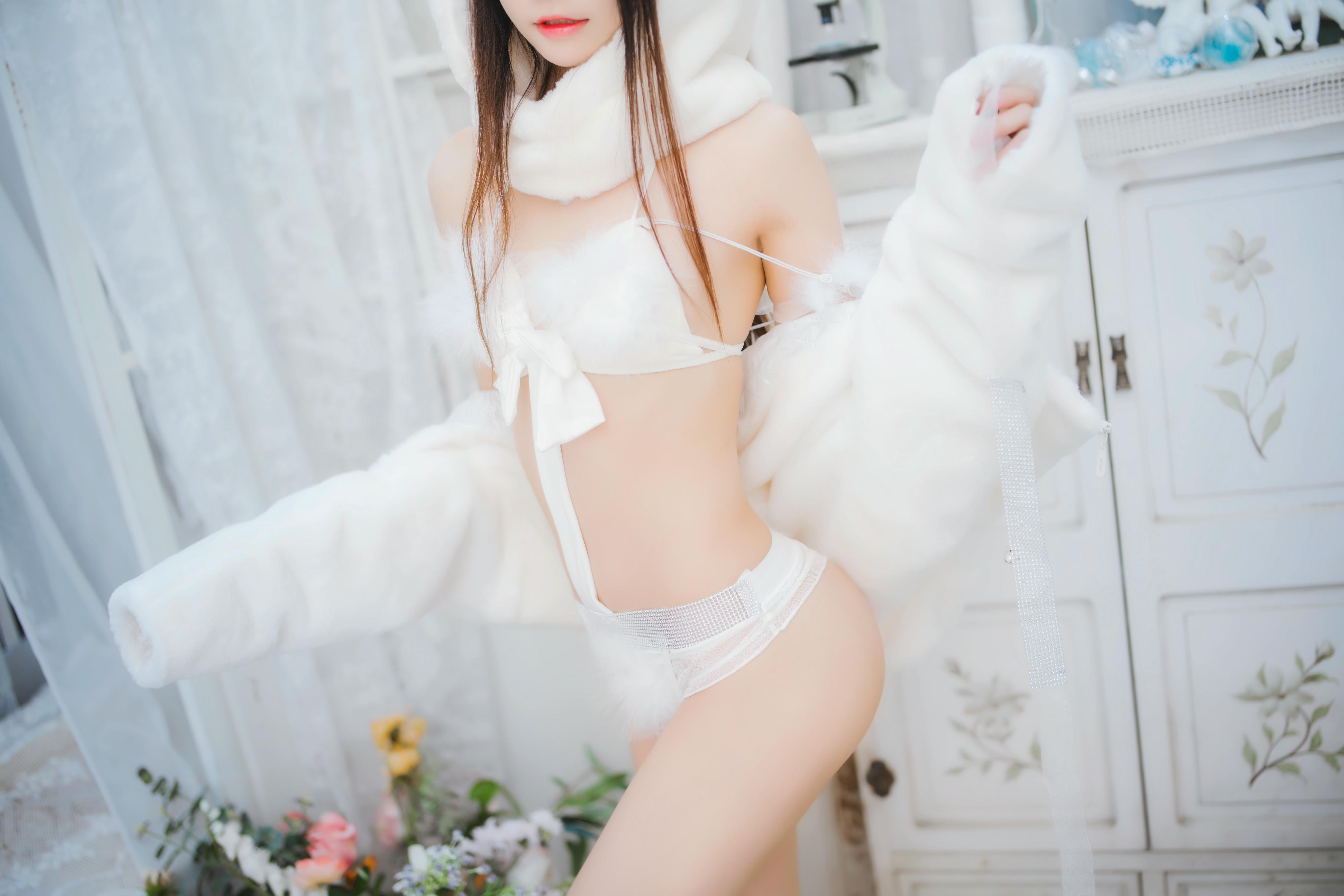 桜桃喵 NO.142 小白兔 [97P 1.37GB]-小白兔01（48p_第1集