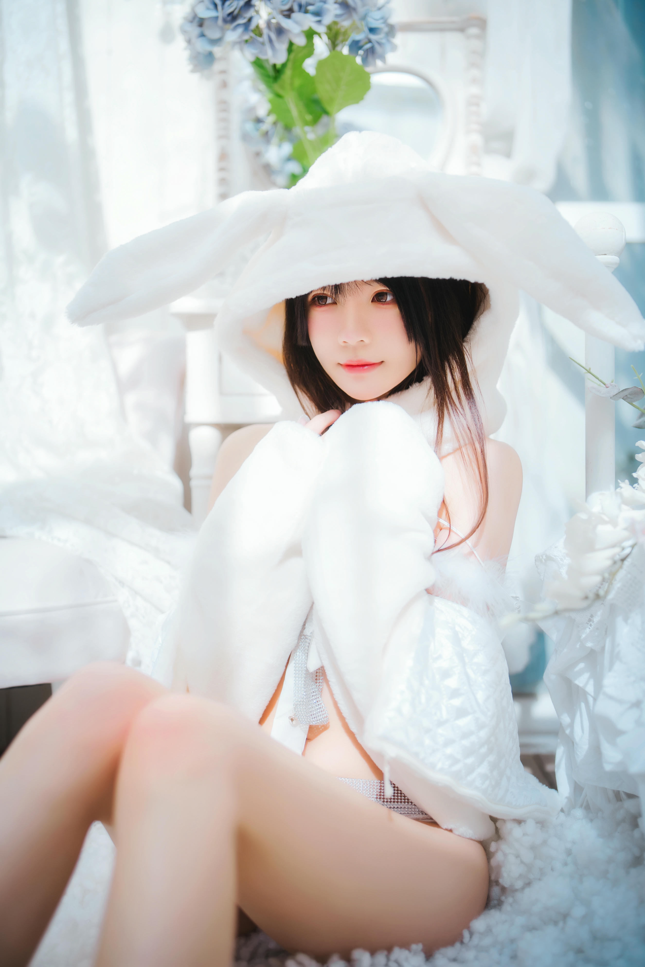 桜桃喵 NO.142 小白兔 [97P 1.37GB]-小白兔02（49p_第1集