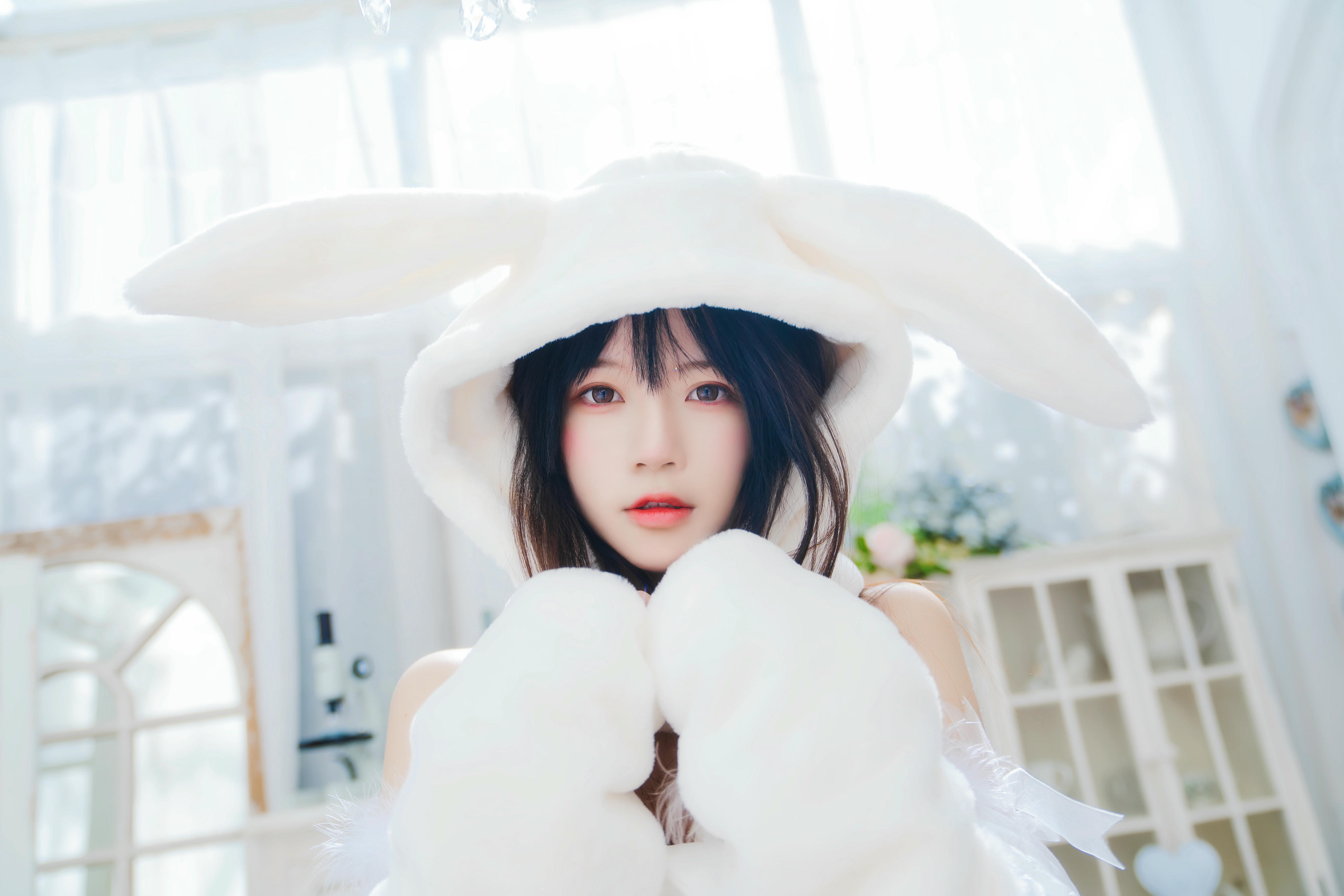 桜桃喵 NO.142 小白兔 [97P 1.37GB]-小白兔02（49p_第3集