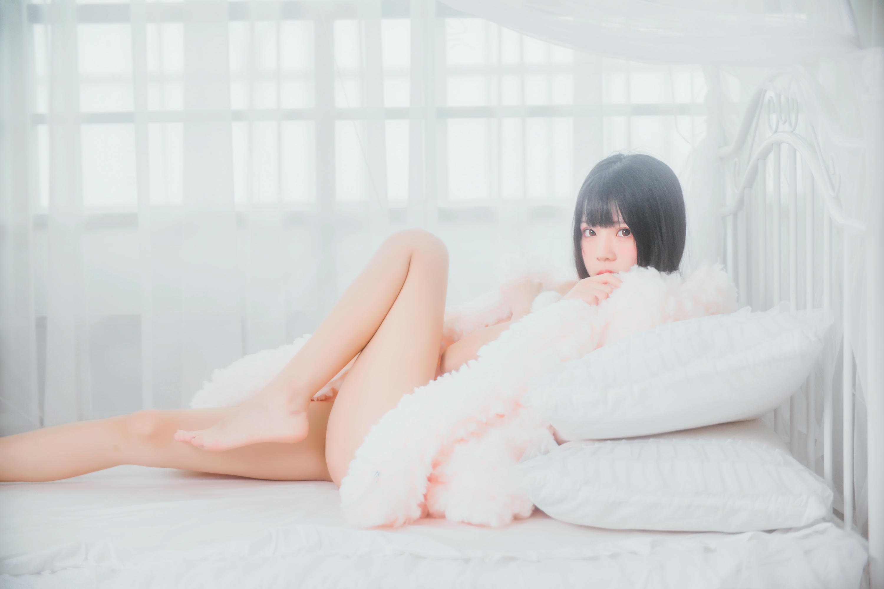 桜桃喵 NO.016 冬眠 纯白私房 [46P-385MB]_第1集