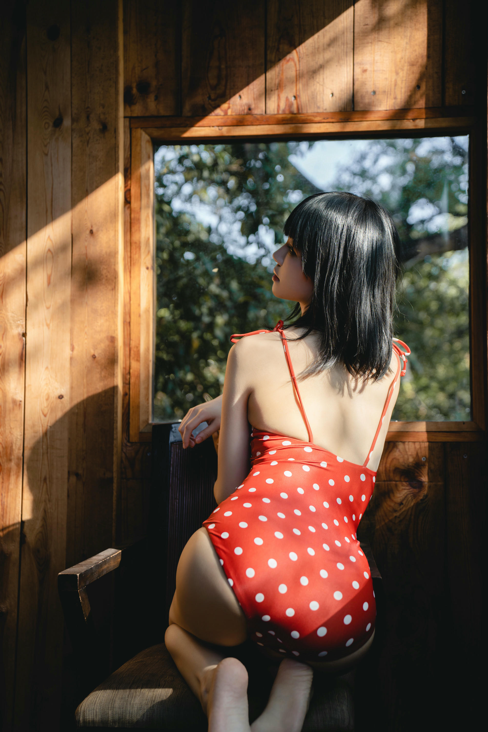 桜桃喵 NO.152 红波点[45P-311.6M]_第1集