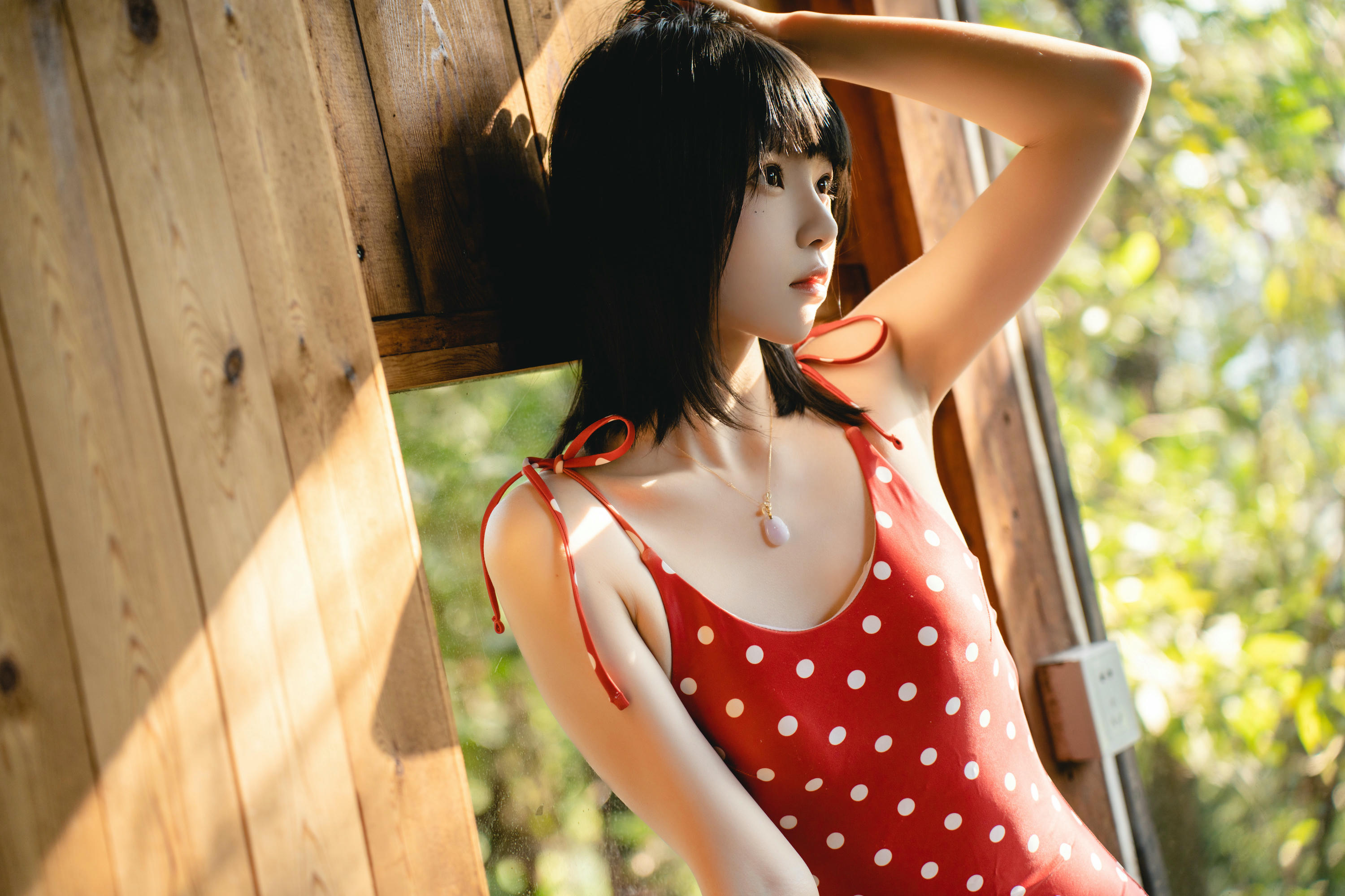 桜桃喵 NO.152 红波点[45P-311.6M]_第1集