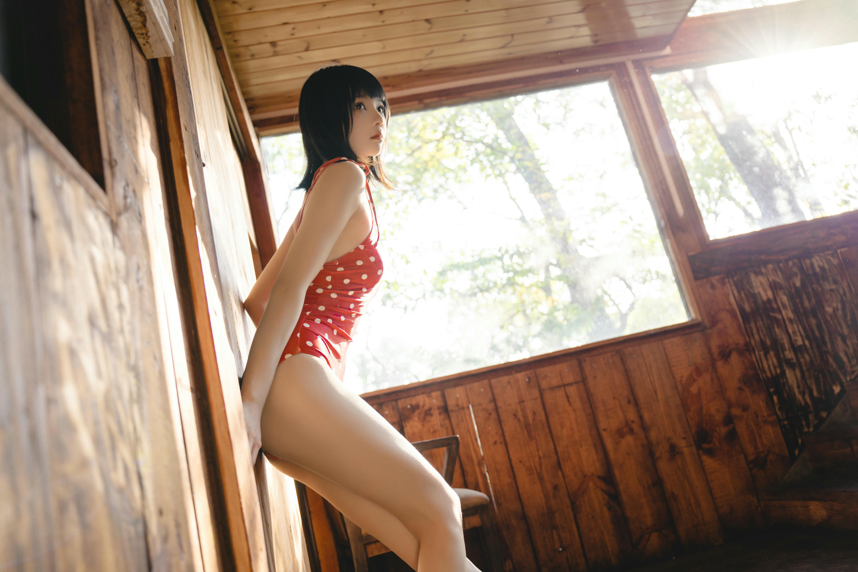 桜桃喵 NO.152 红波点[45P-311.6M]_第2集