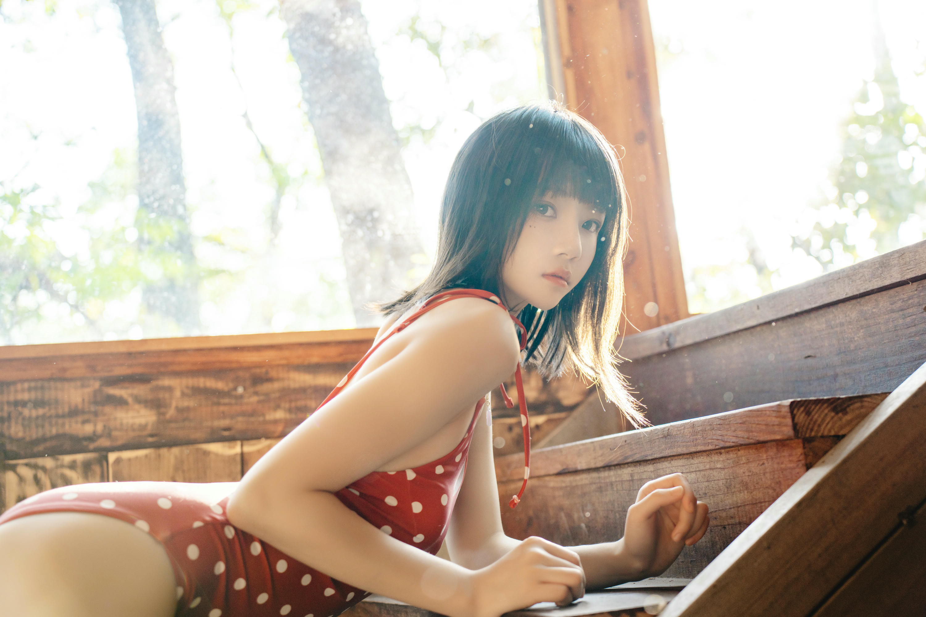 桜桃喵 NO.152 红波点[45P-311.6M]_第2集