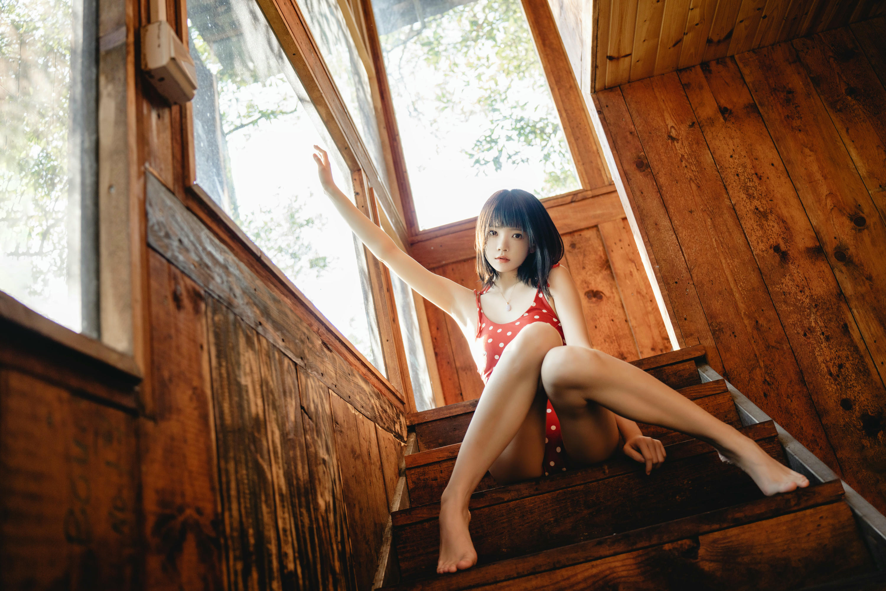 桜桃喵 NO.152 红波点[45P-311.6M]_第2集