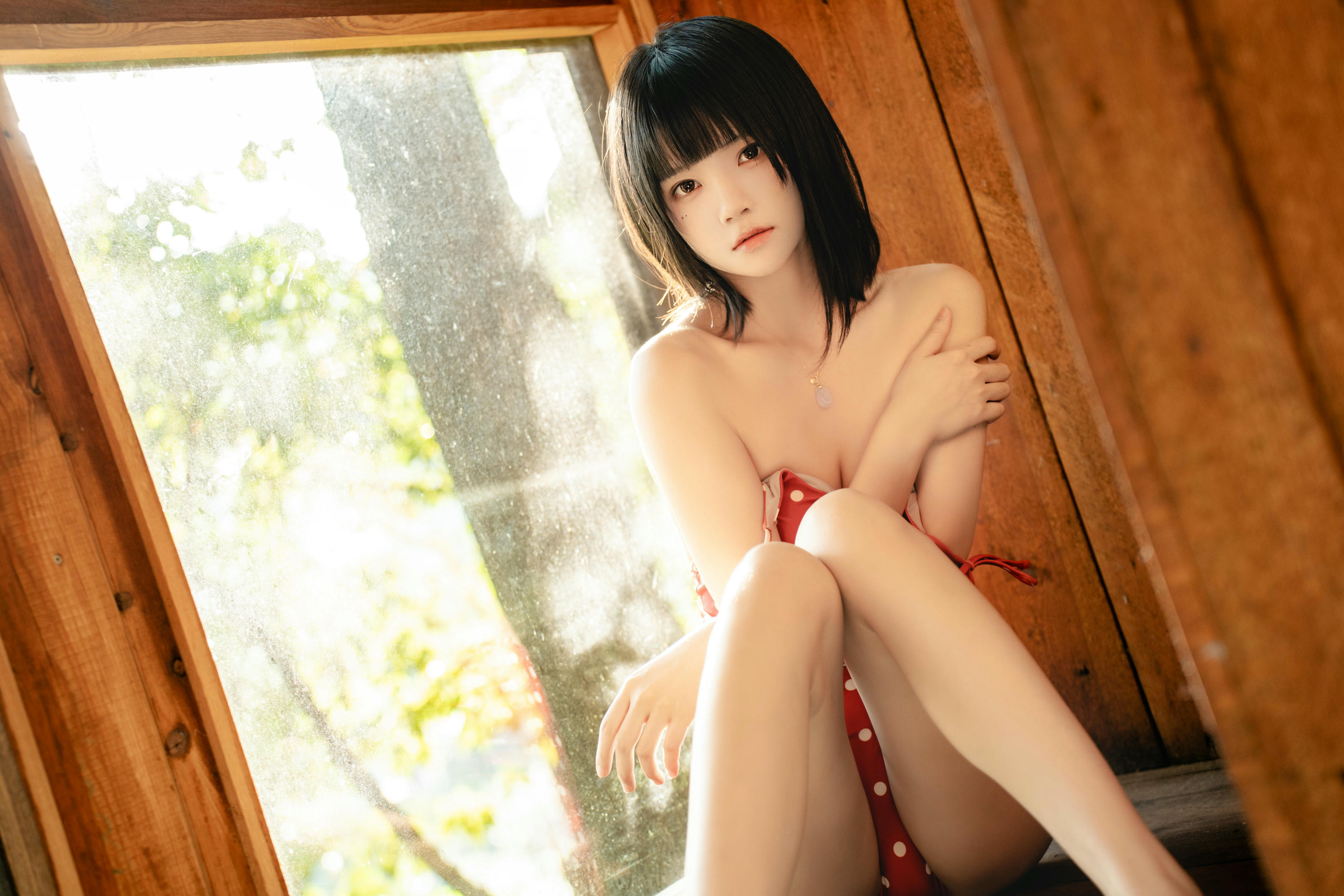 桜桃喵 NO.152 红波点[45P-311.6M]_第3集