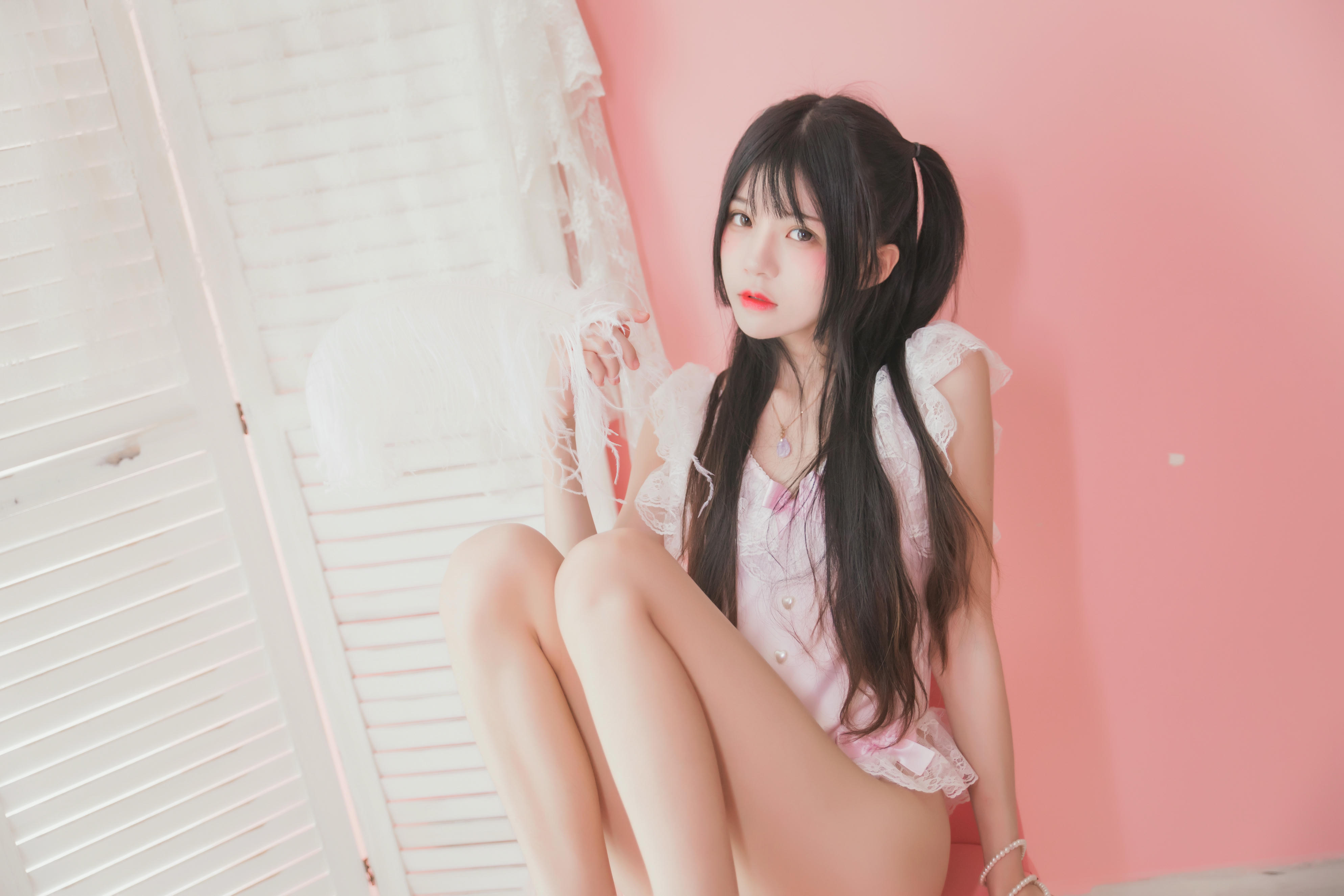 桜桃喵 NO.017 冬眠 粉色浴缸 [57P-719MB]_第1集