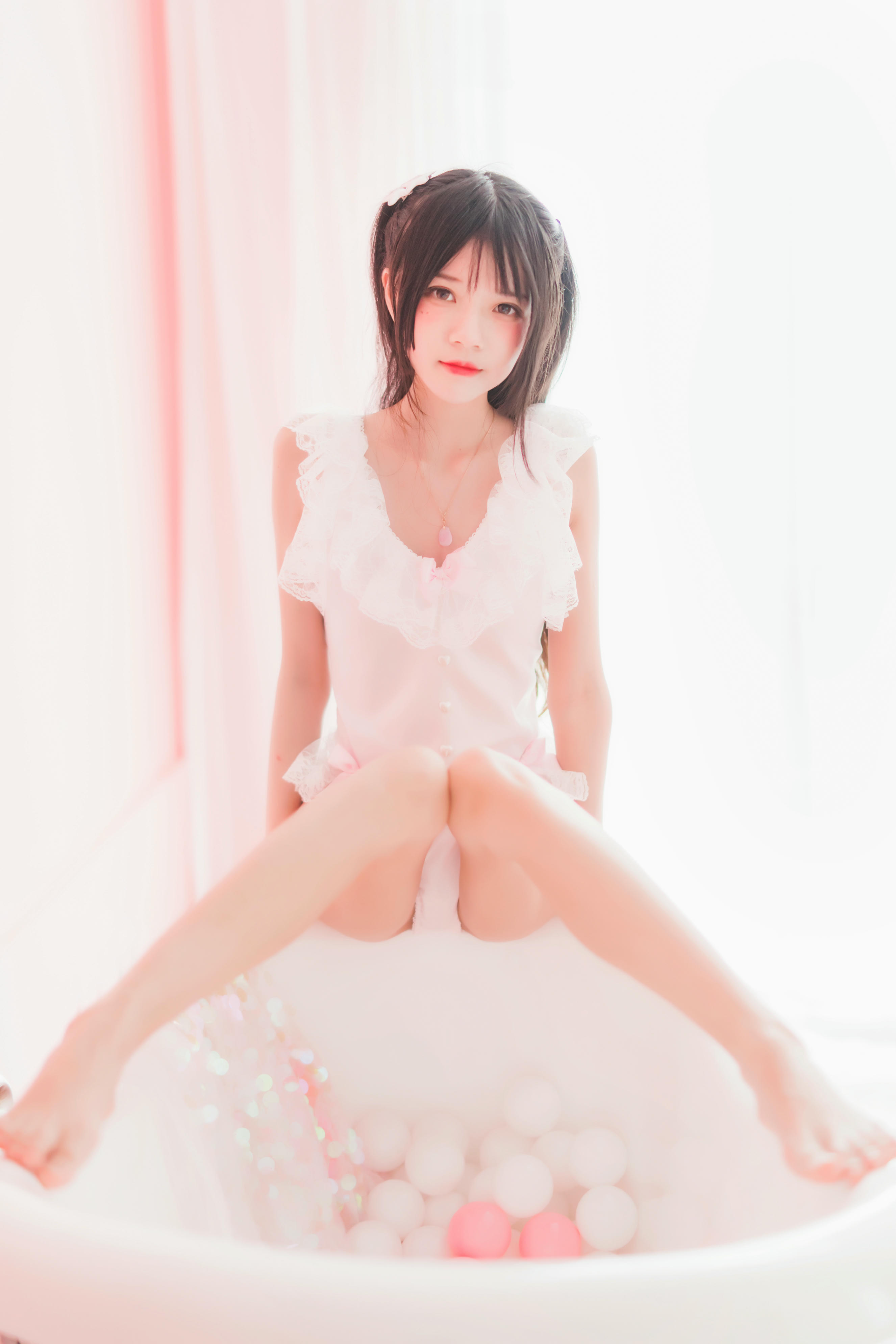 桜桃喵 NO.017 冬眠 粉色浴缸 [57P-719MB]_第2集