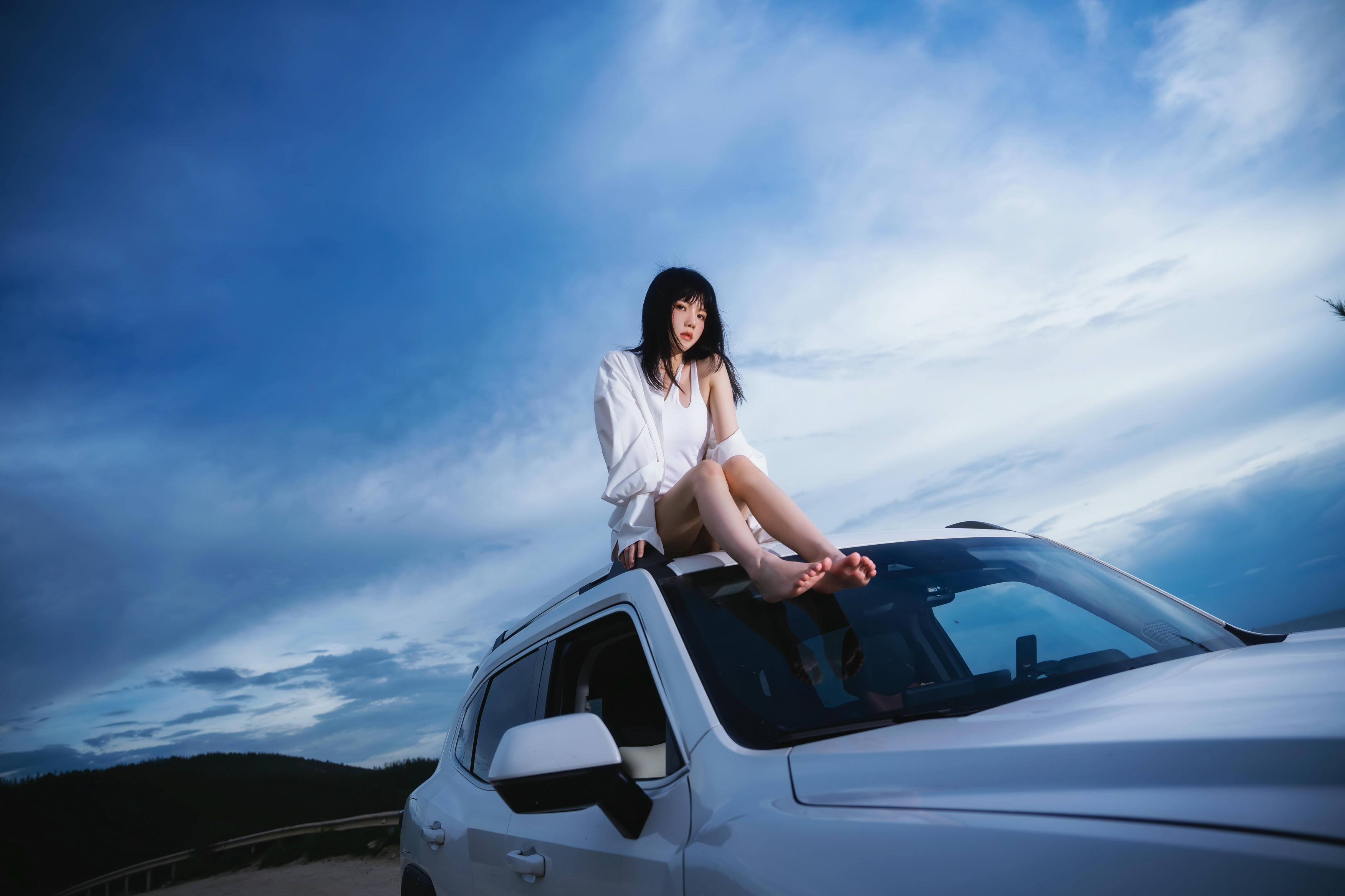 桜桃喵 NO.157 车车[15P-158.7M]_第1集