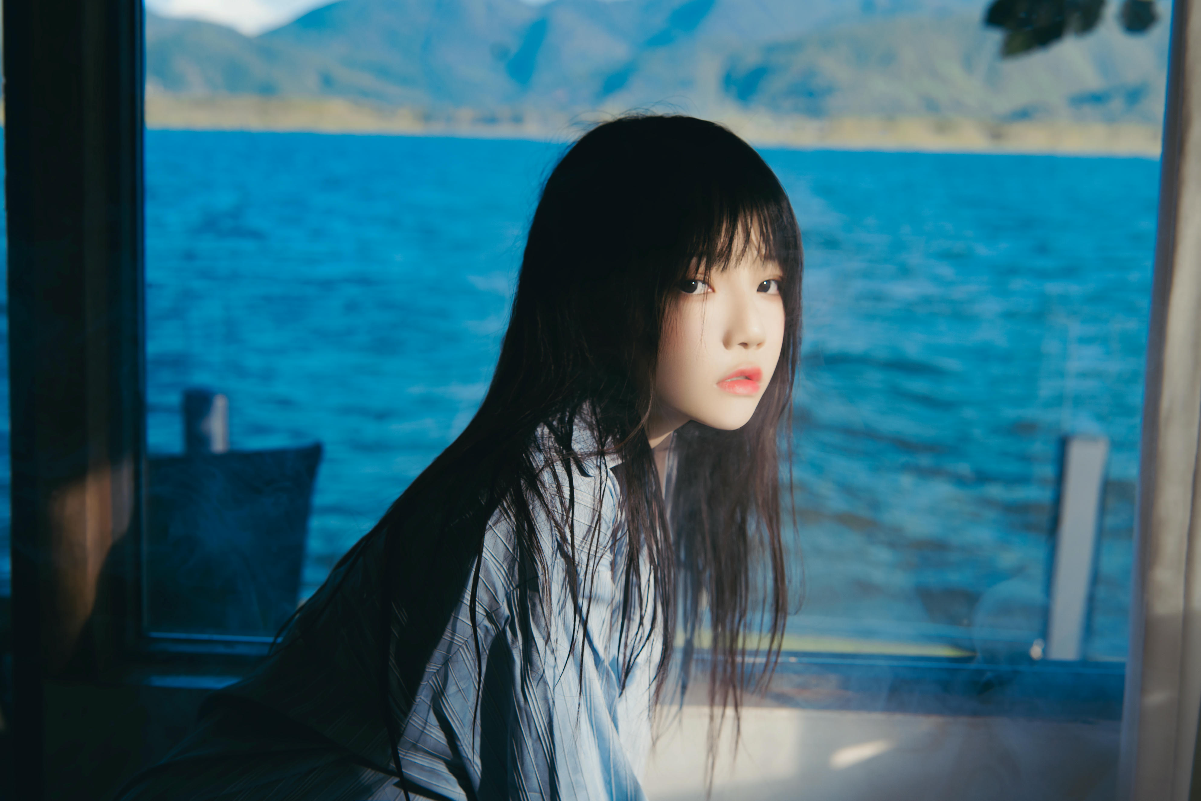 桜桃喵 NO.161 蓝衬衫 [44P1.10GB]_第1集