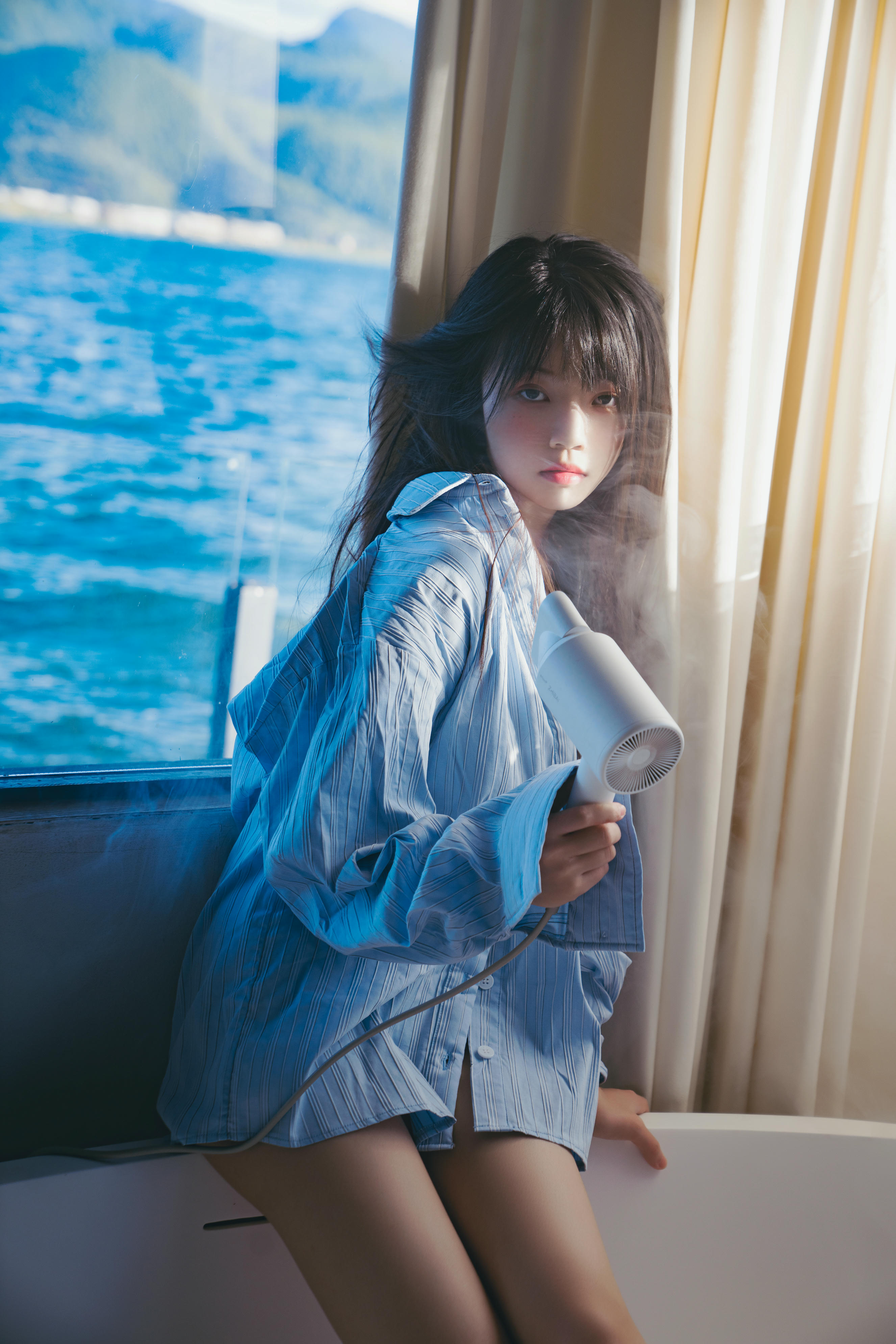 桜桃喵 NO.161 蓝衬衫 [44P1.10GB]_第2集