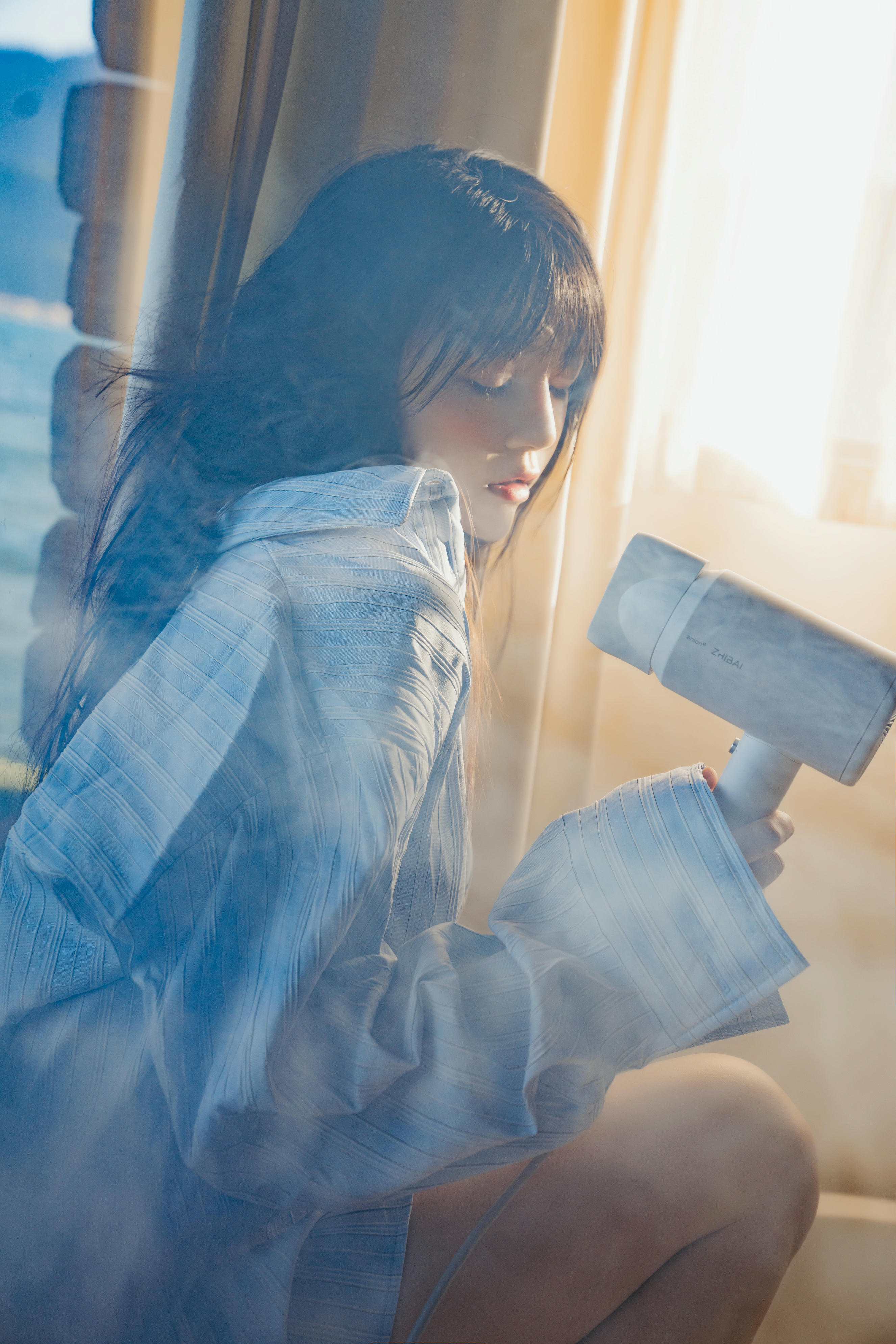 桜桃喵 NO.161 蓝衬衫 [44P1.10GB]_第2集