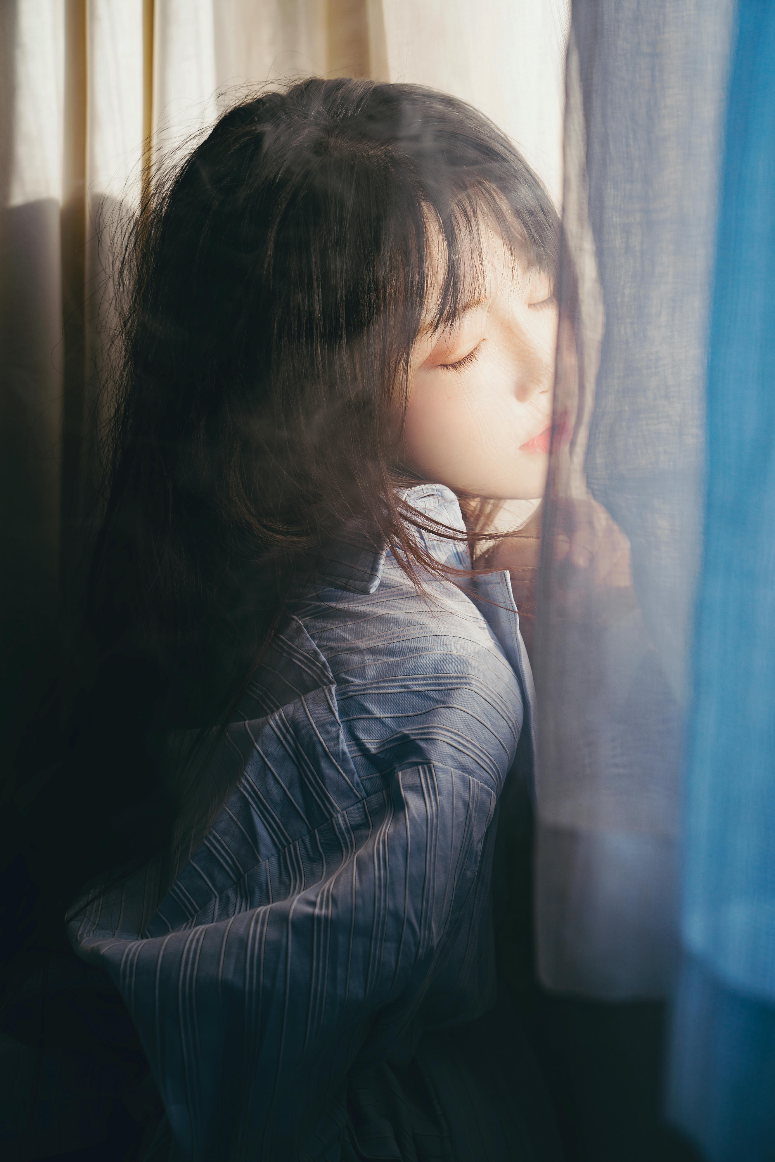 桜桃喵 NO.161 蓝衬衫 [44P1.10GB]_第3集