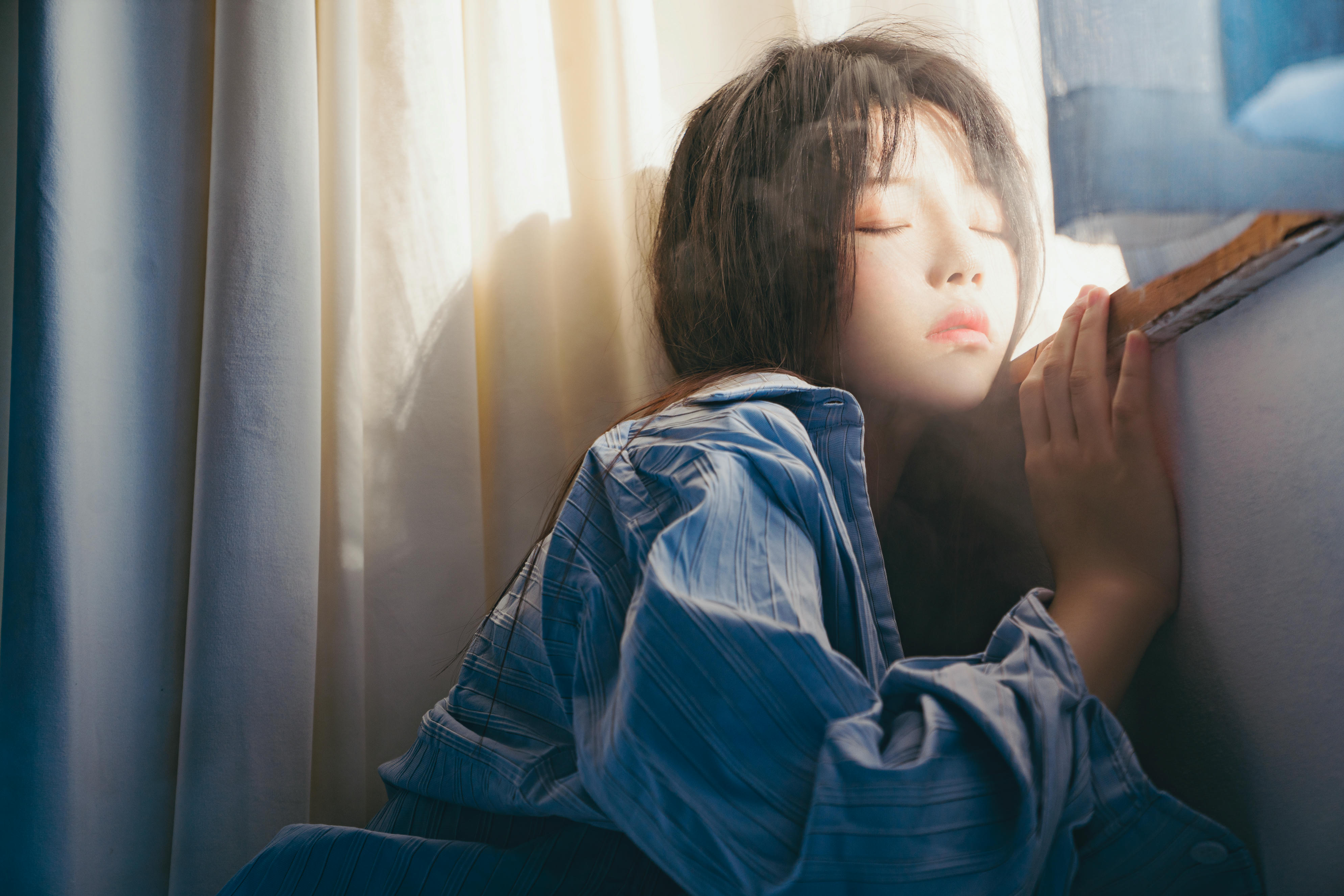 桜桃喵 NO.161 蓝衬衫 [44P1.10GB]_第3集