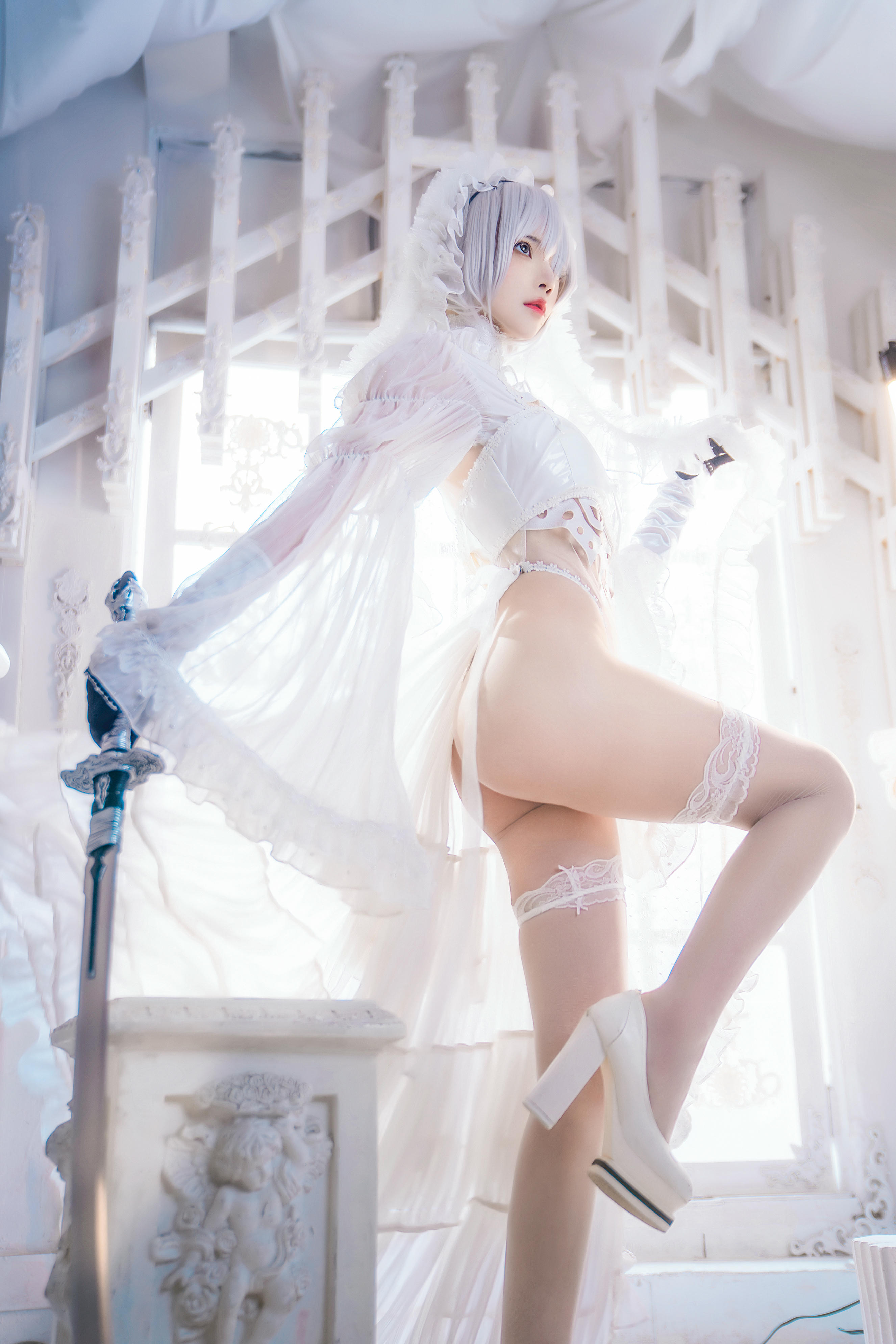 桜桃喵 NO.163 2b花嫁 [69P 1.52GB]_第1集