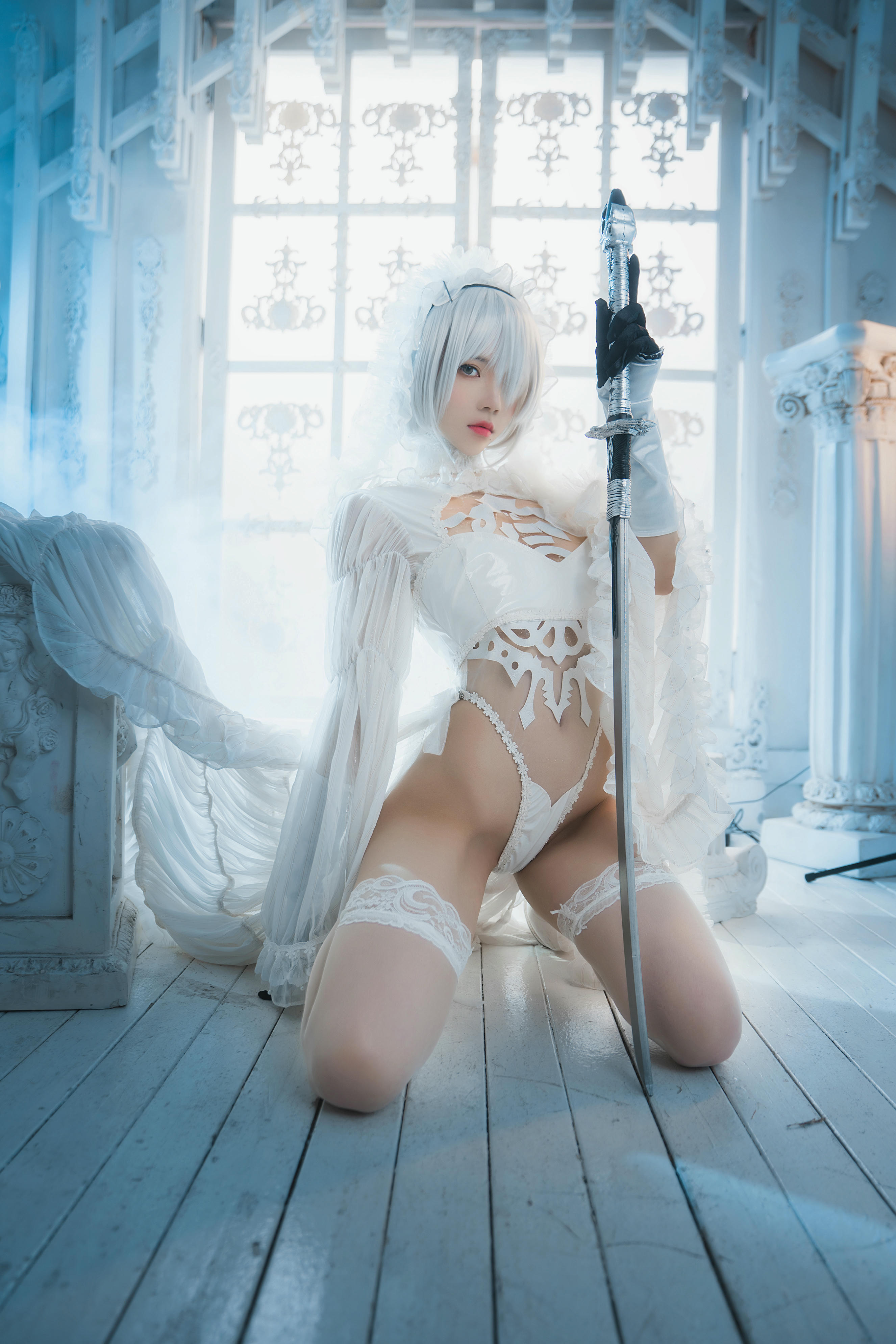 桜桃喵 NO.163 2b花嫁 [69P 1.52GB]_第1集