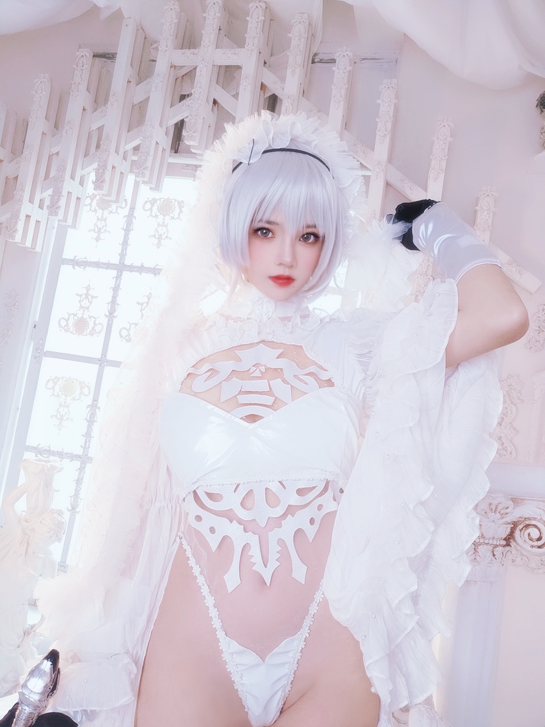 桜桃喵 NO.163 2b花嫁 [69P 1.52GB]_第1集