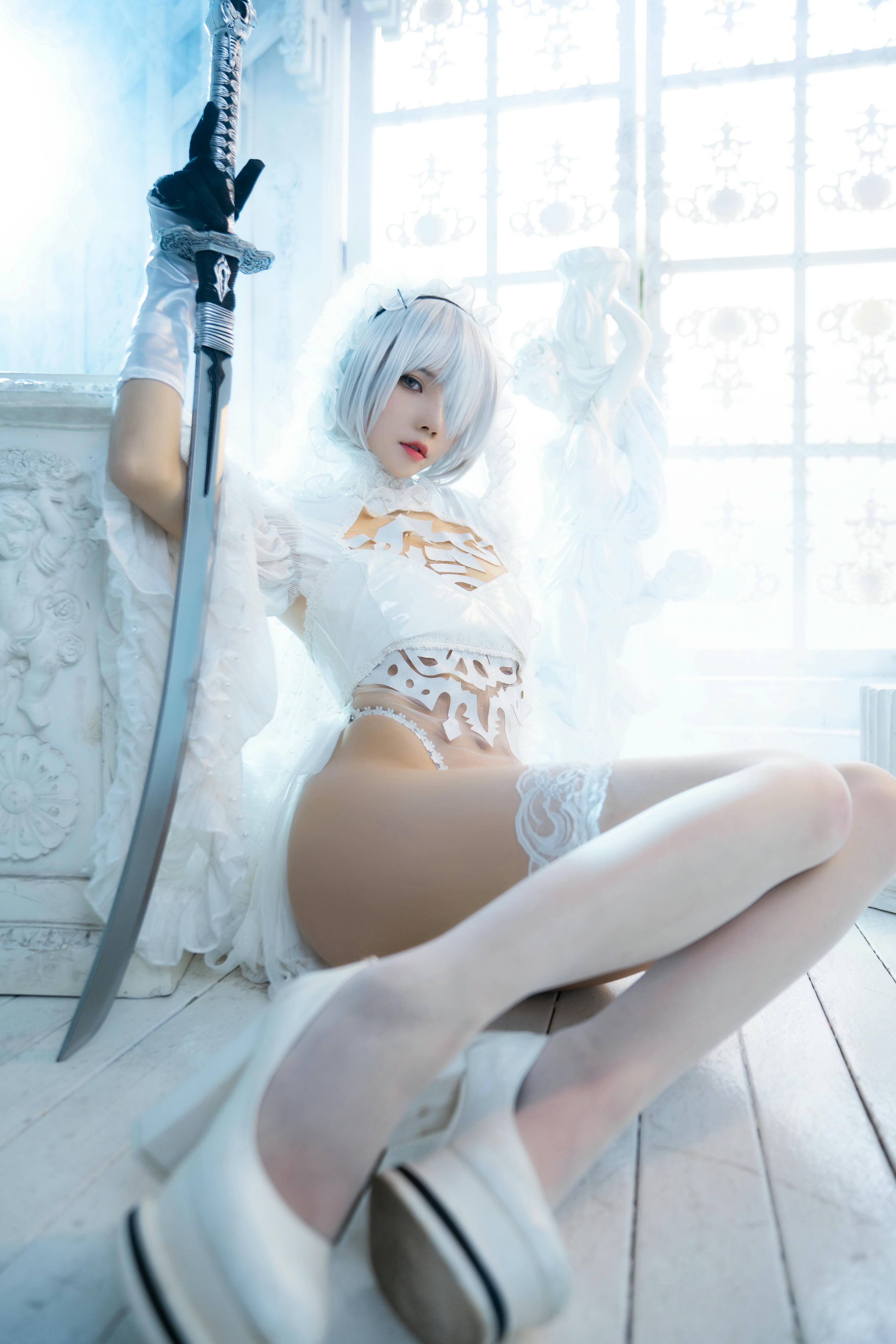 桜桃喵 NO.163 2b花嫁 [69P 1.52GB]_第2集