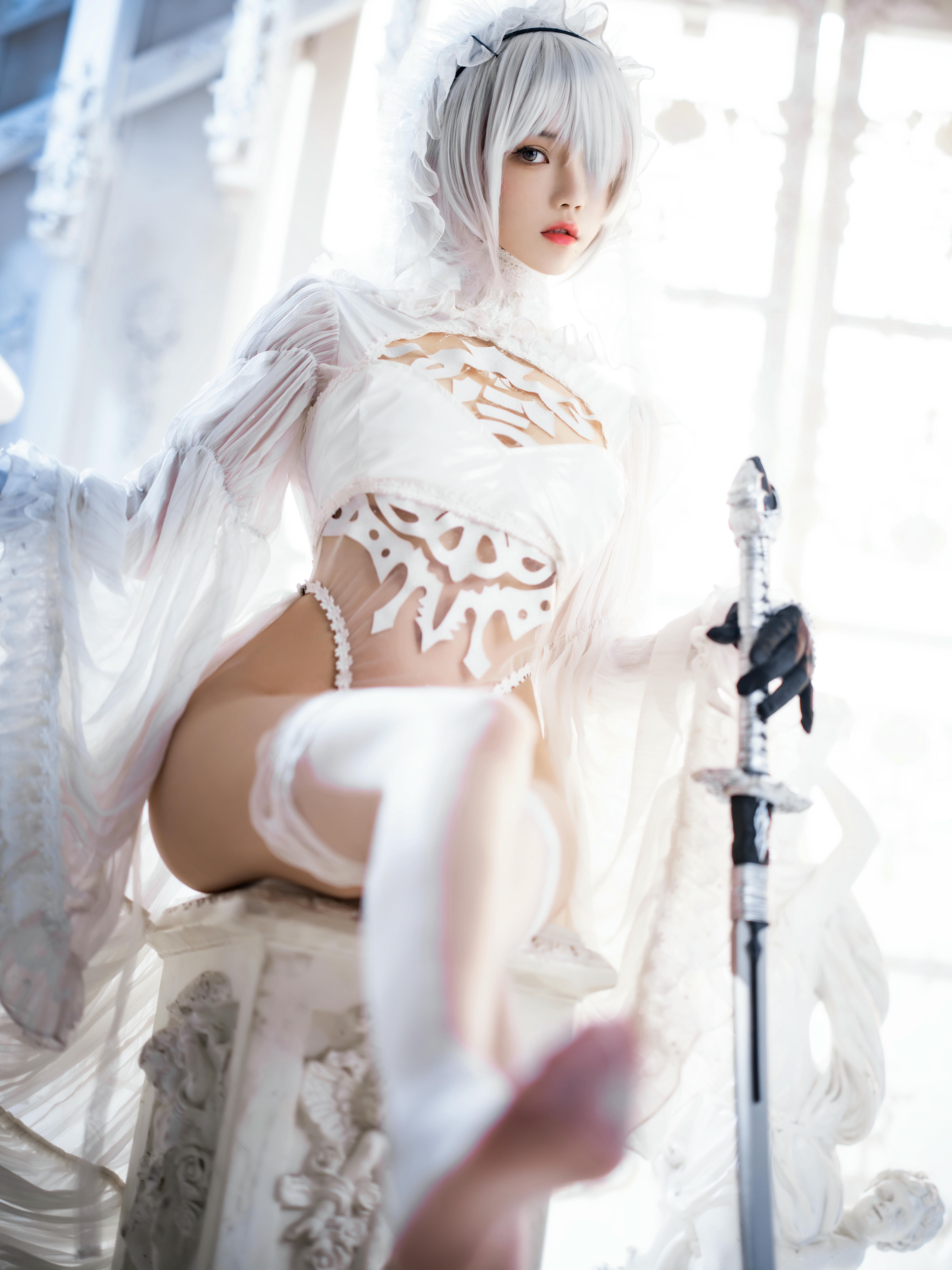 桜桃喵 NO.163 2b花嫁 [69P 1.52GB]_第3集