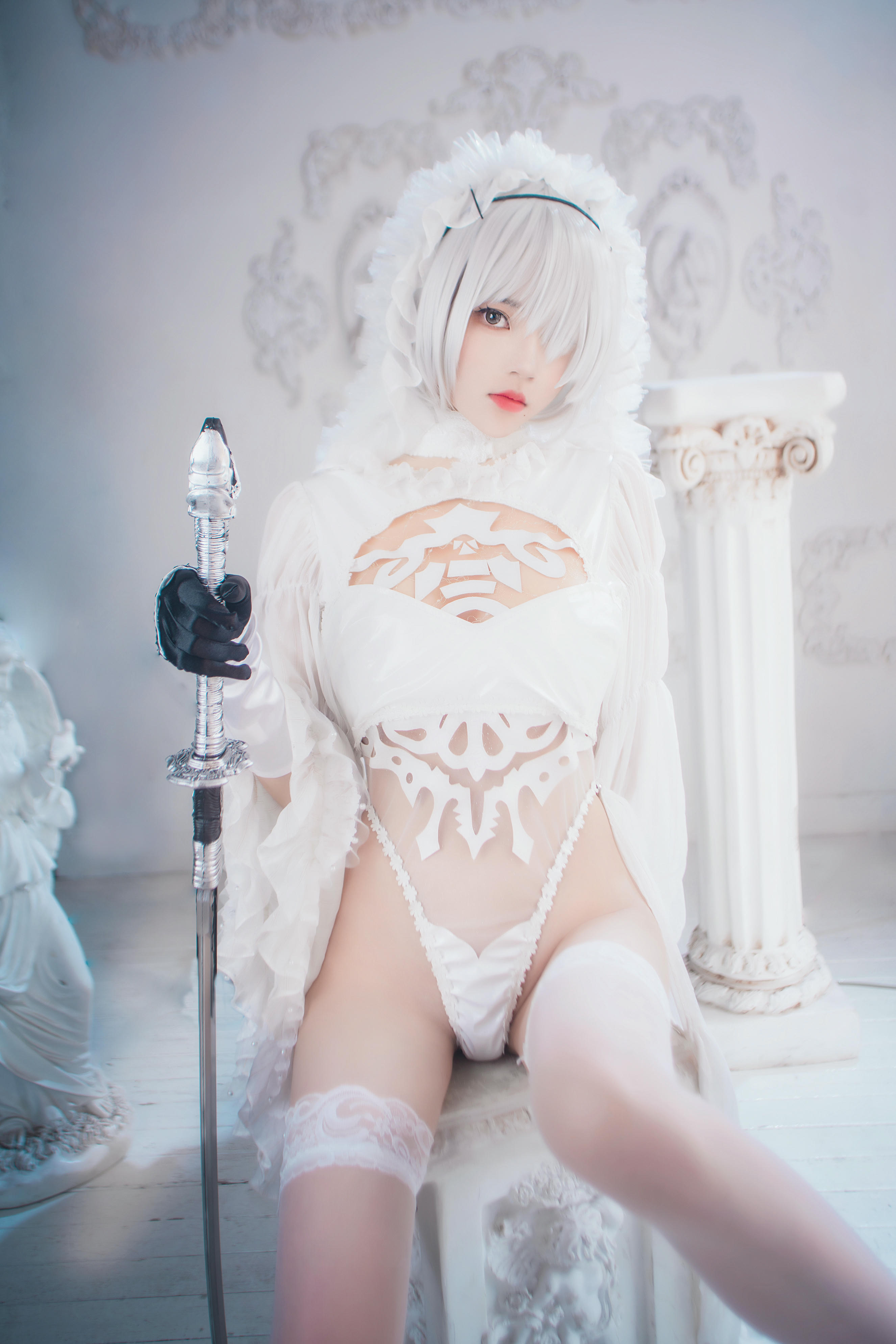 桜桃喵 NO.163 2b花嫁 [69P 1.52GB]_第1集