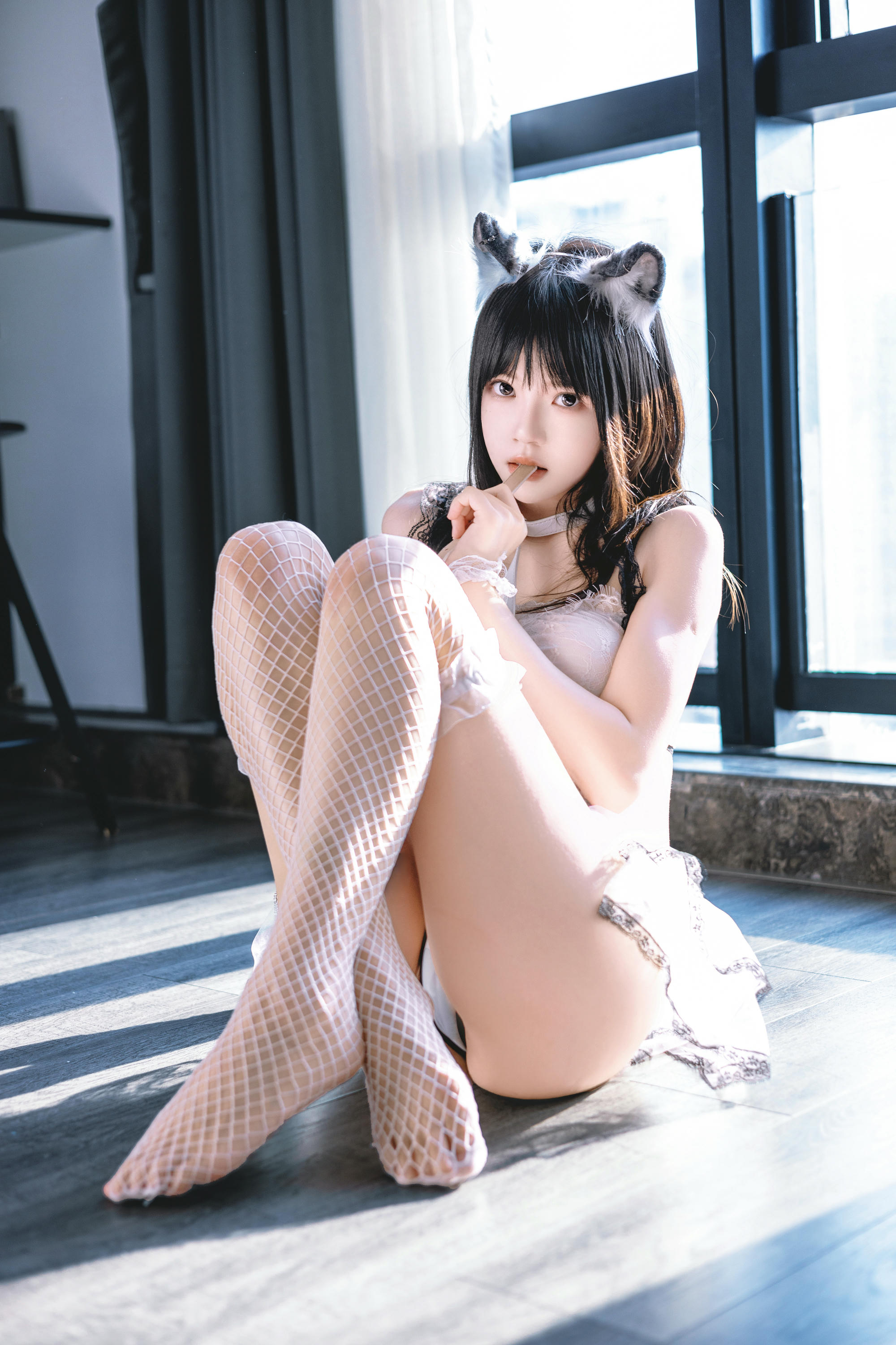 桜桃喵 NO.166 拥豹 [69P1V 1.91GB]_第2集