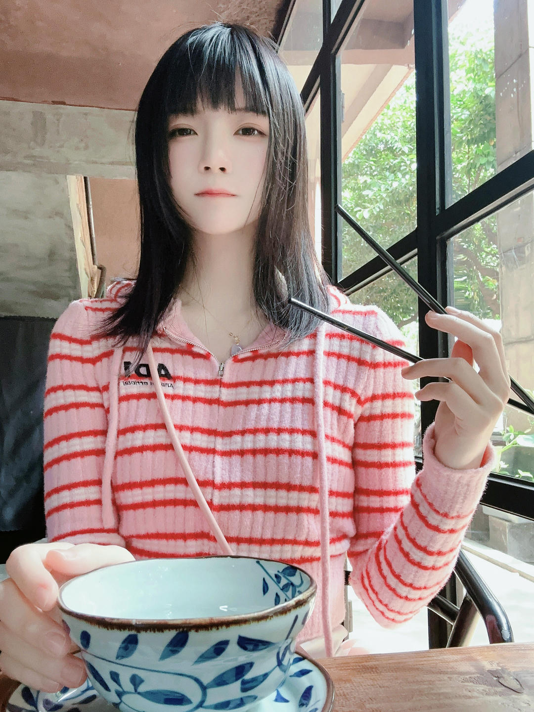 桜桃喵 NO.169 条纹毛衣[22P-98.5M]_第1集