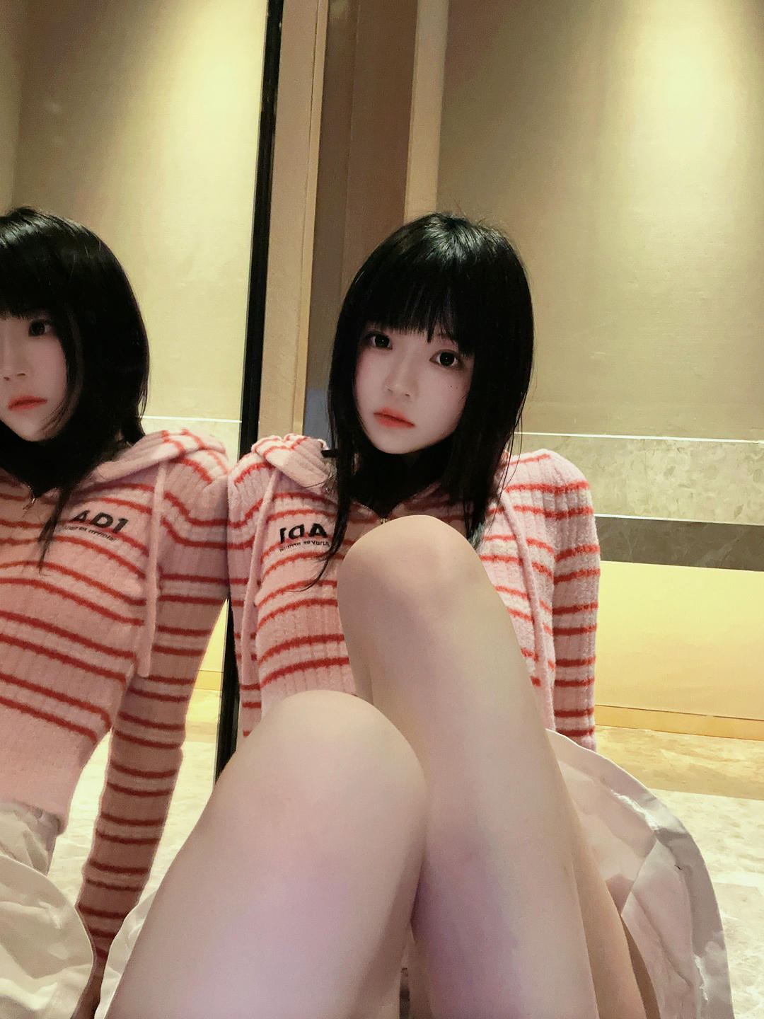 桜桃喵 NO.169 条纹毛衣[22P-98.5M]_第1集