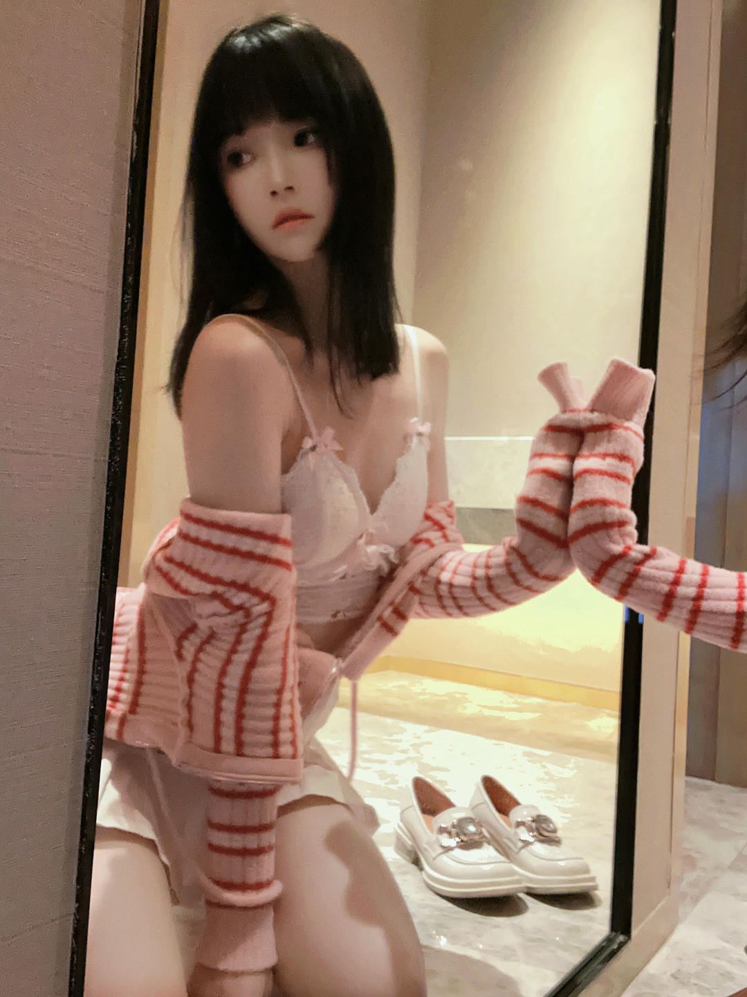 桜桃喵 NO.169 条纹毛衣[22P-98.5M]_第1集