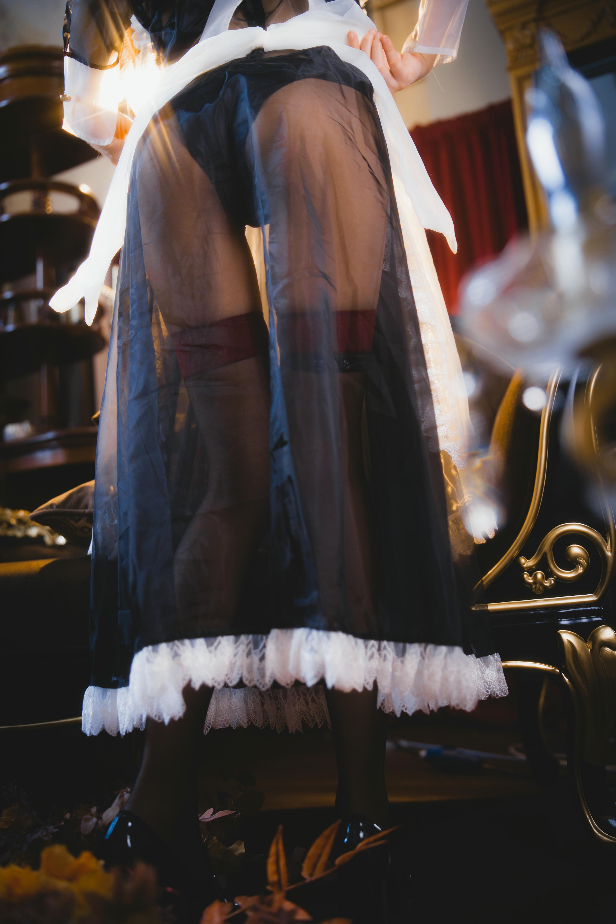 桜桃喵 NO.173 2023年12月 透明女仆 [46P2V 2.6GB]_第1集