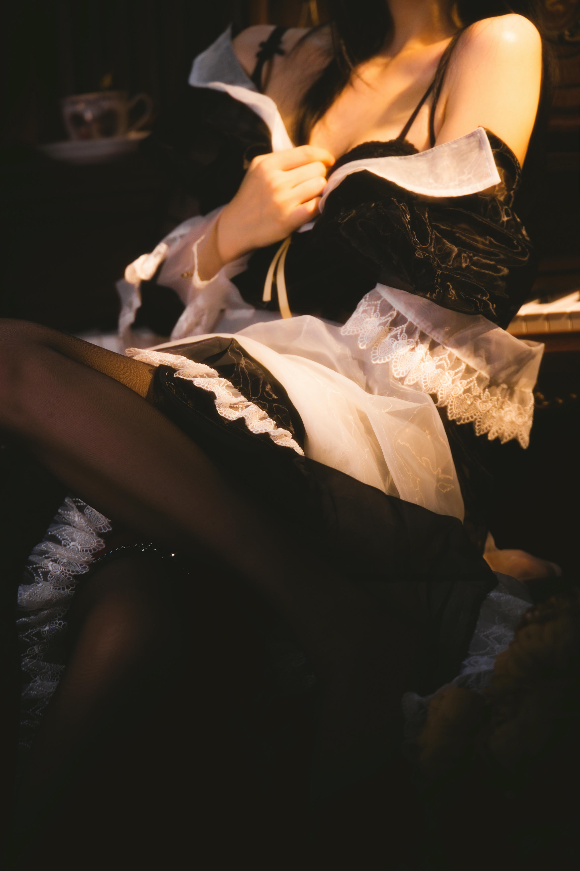 桜桃喵 NO.173 2023年12月 透明女仆 [46P2V 2.6GB]_第2集