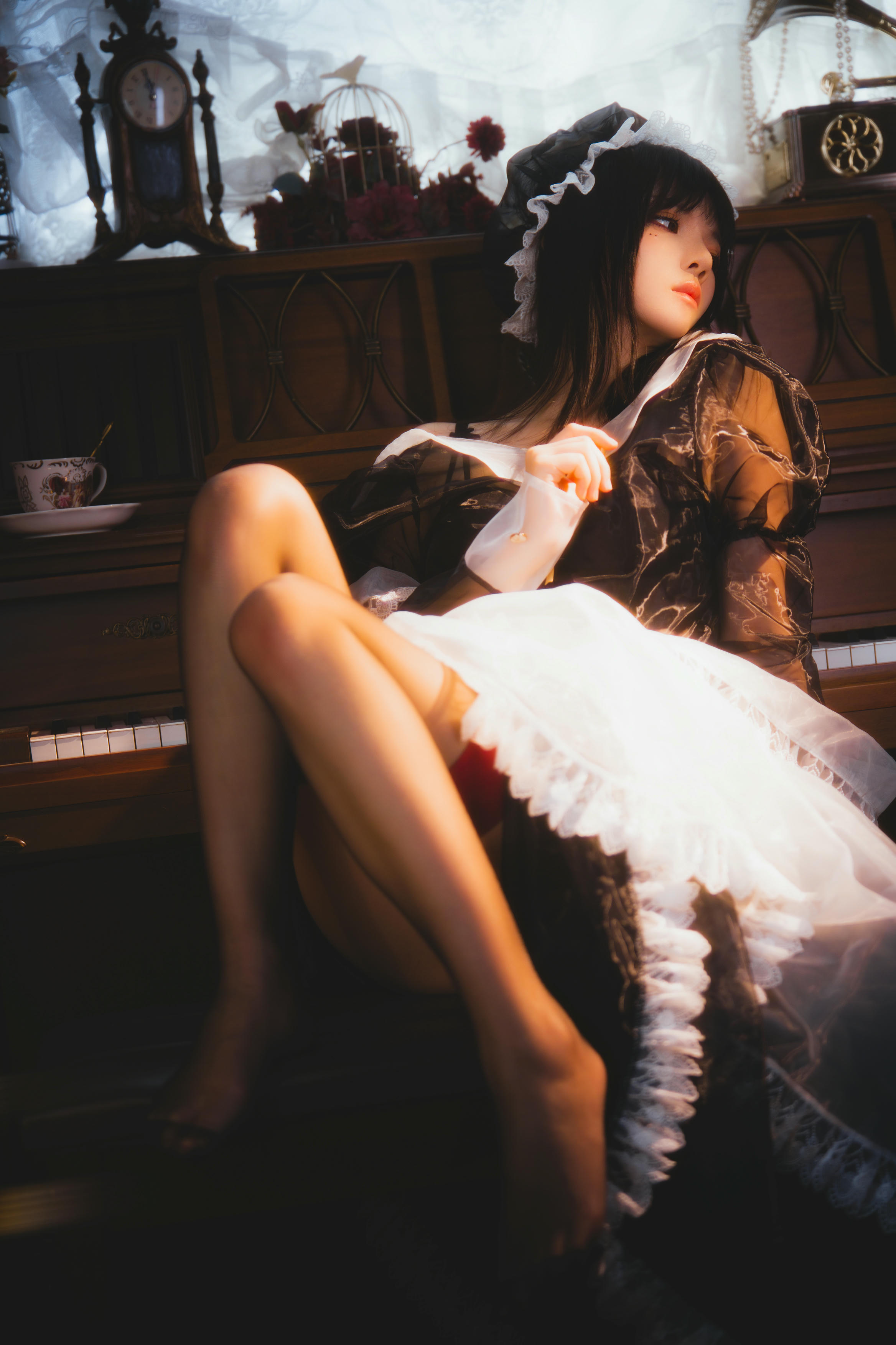 桜桃喵 NO.173 2023年12月 透明女仆 [46P2V 2.6GB]_第3集