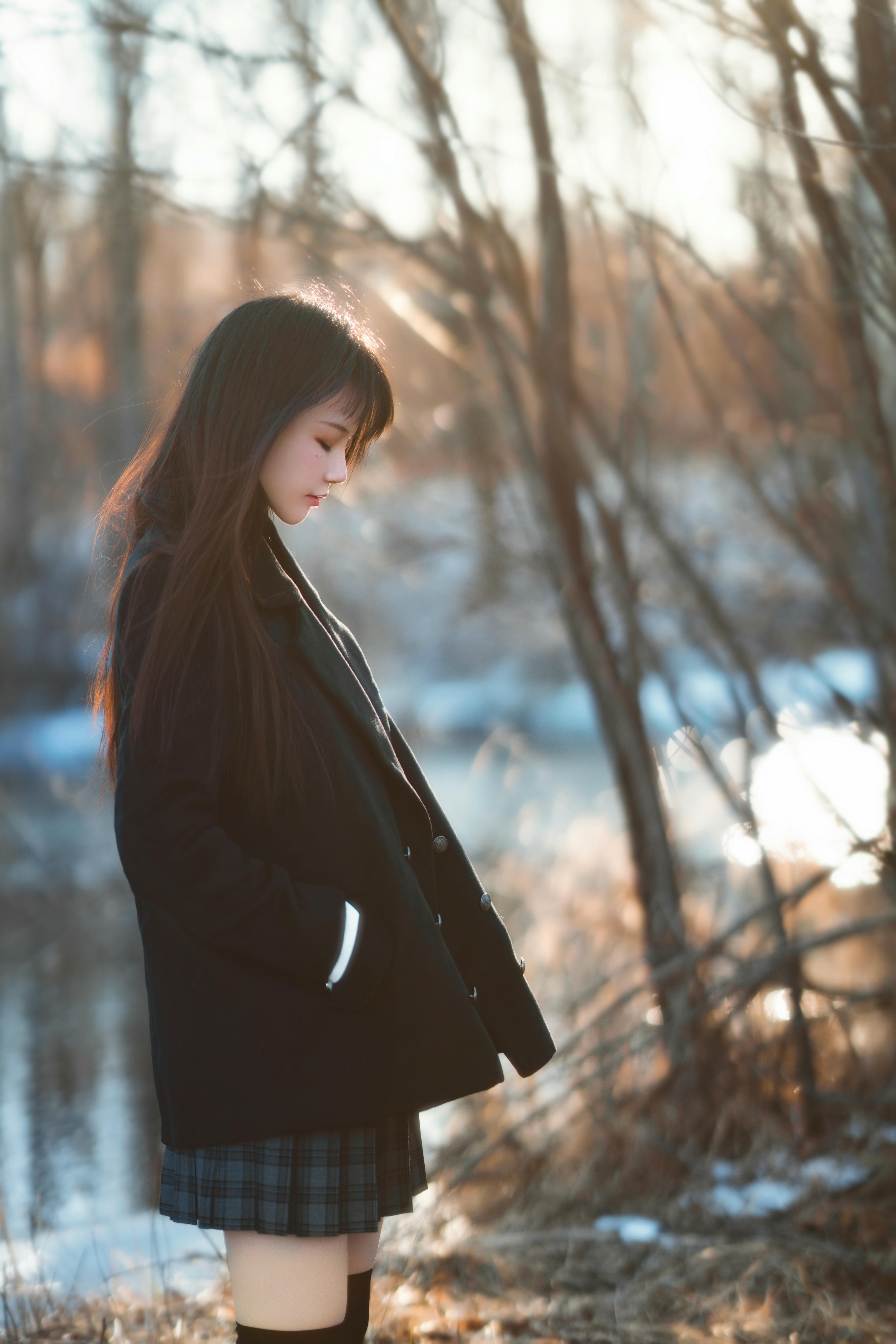 桜桃喵 NO.174 2023年12月 雾凇+融雪 [24P 688MB]-融雪_第1集