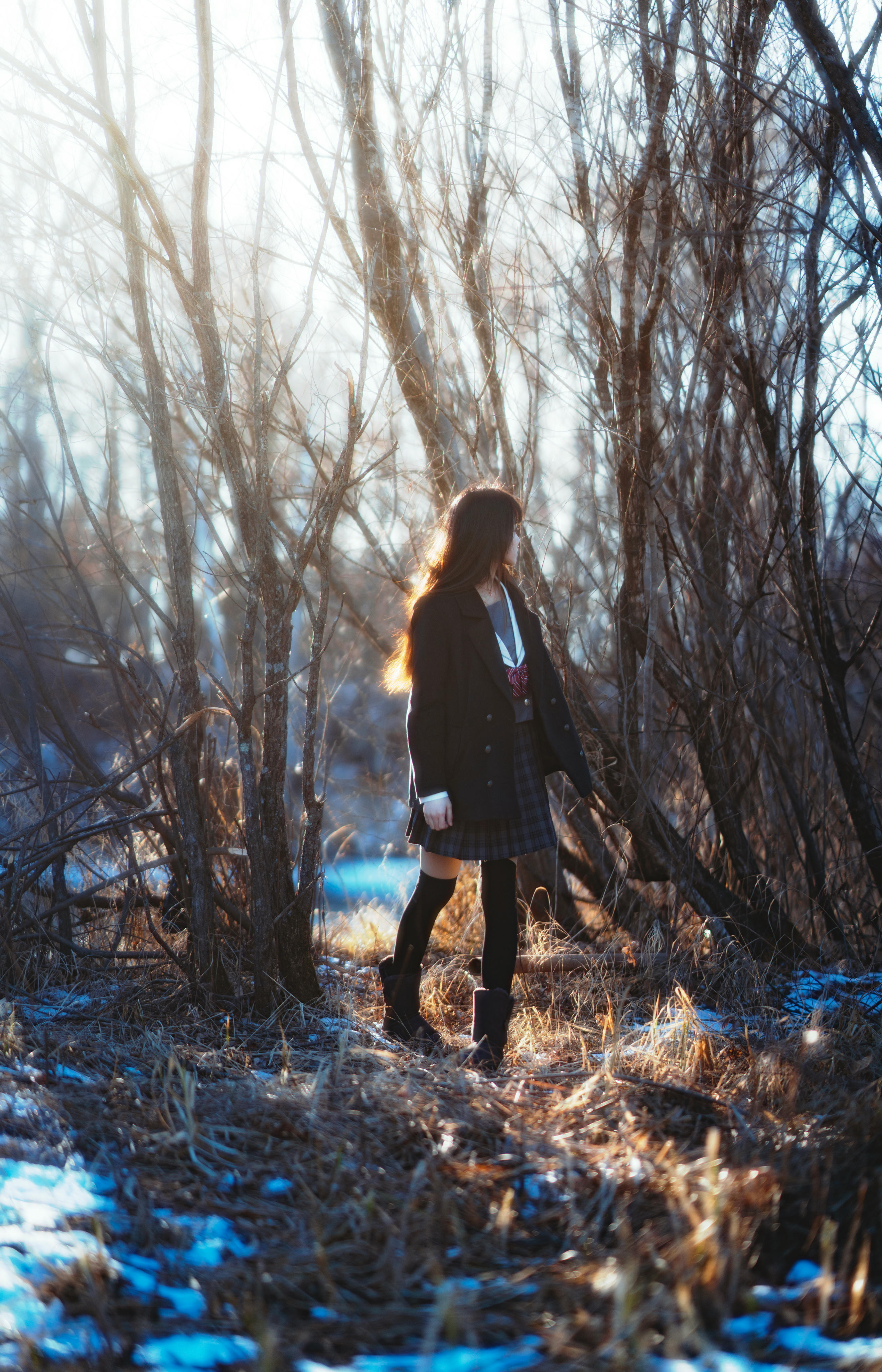 桜桃喵 NO.174 2023年12月 雾凇+融雪 [24P 688MB]-融雪_第1集