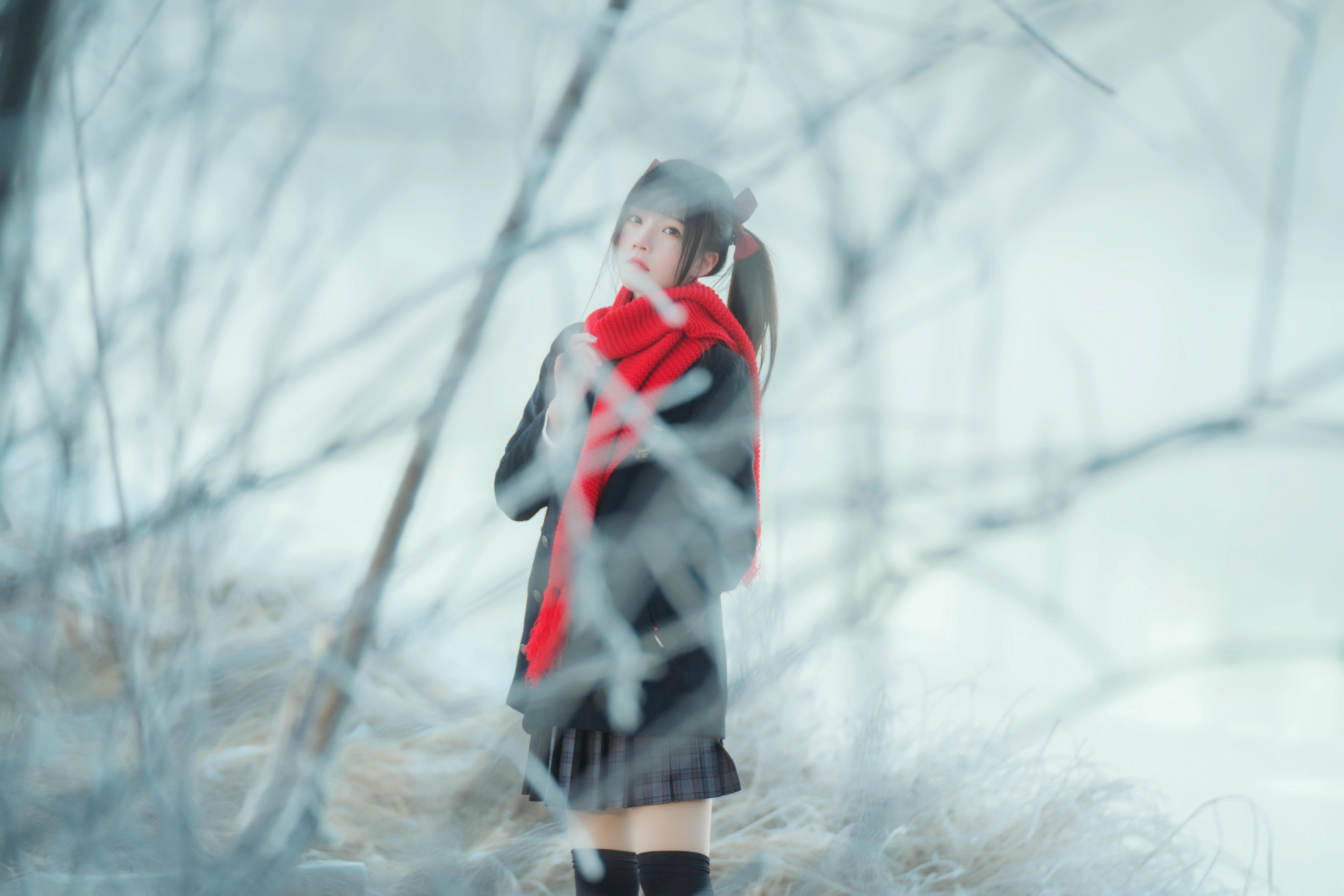 桜桃喵 NO.174 2023年12月 雾凇+融雪 [24P 688MB]-雾凇_第1集