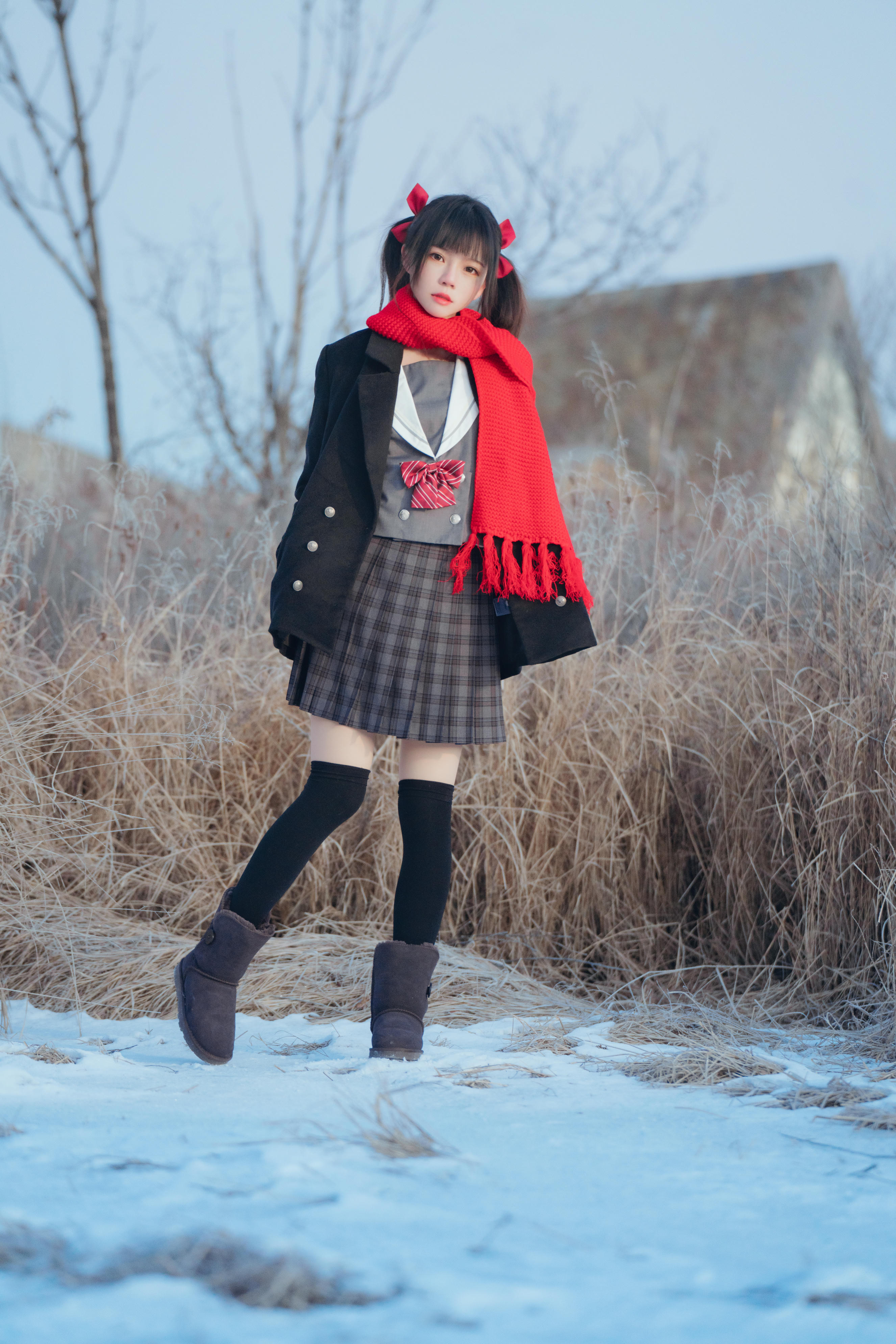 桜桃喵 NO.174 2023年12月 雾凇+融雪 [24P 688MB]-雾凇_第1集